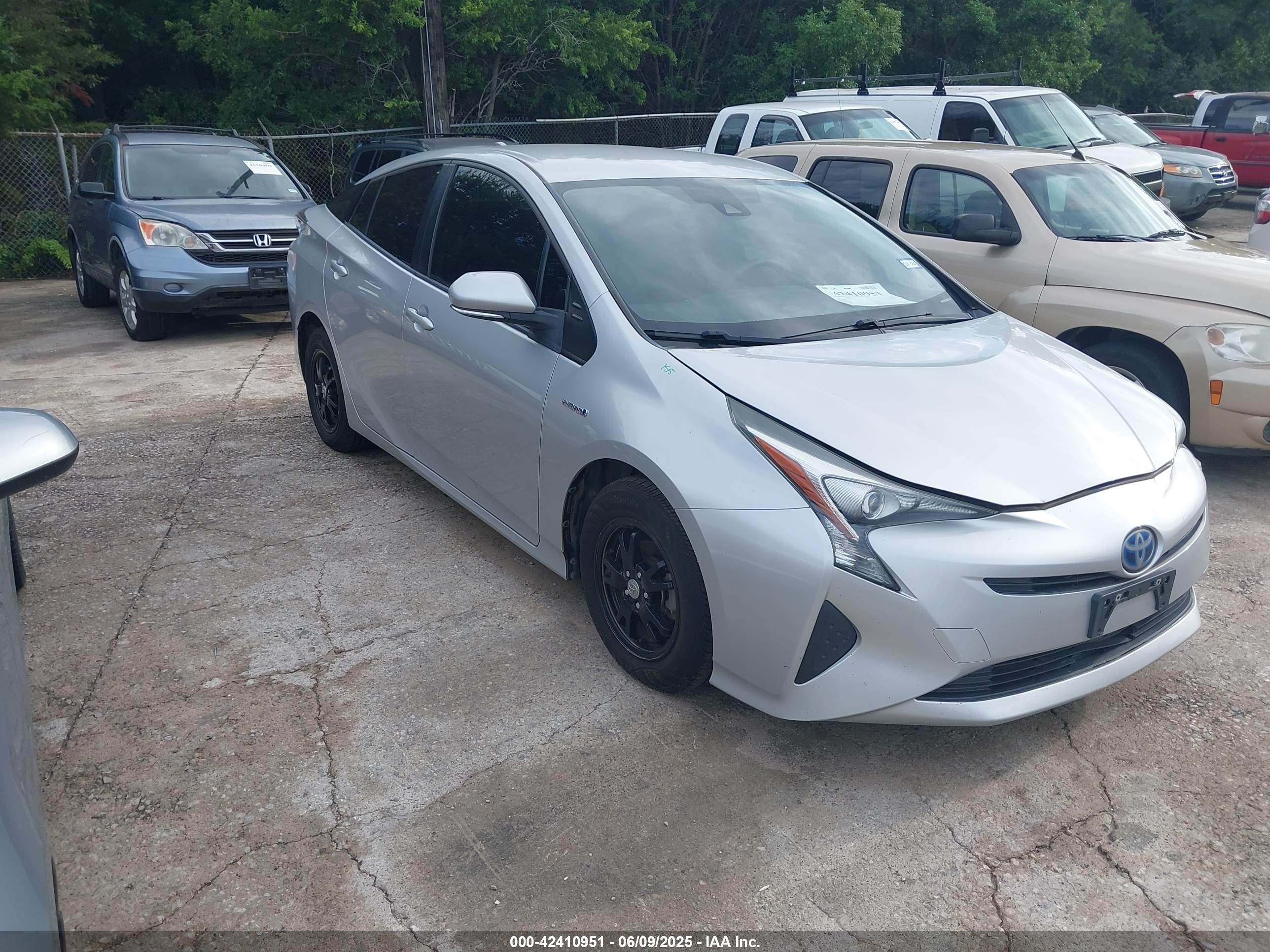 2018 Toyota Prius Two, VIN JTDKBRFU6J3070491 — Hail
