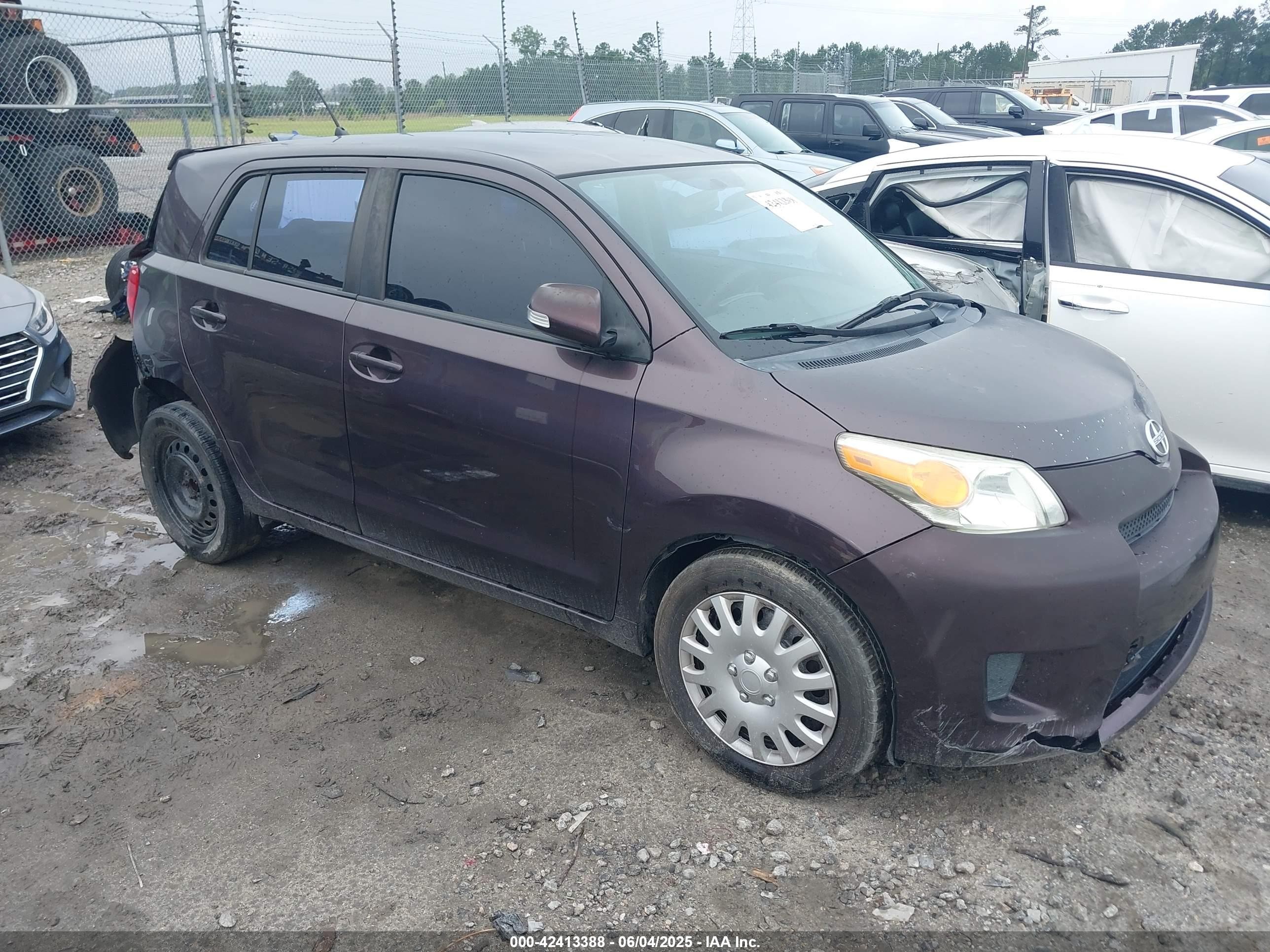 2010 Scion xD, VIN JTKKU4B47A1002126 — Rear end