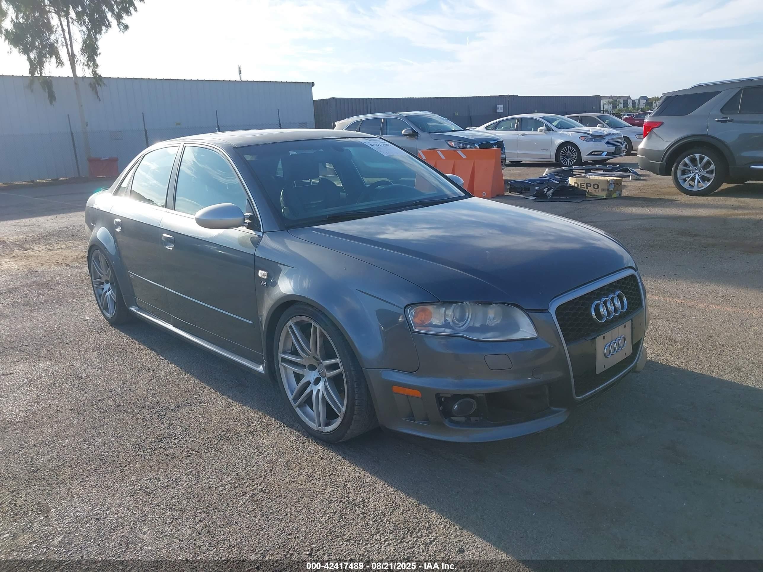 2007 Audi RS 4, VIN WUARU98E67N903933 — Front end
