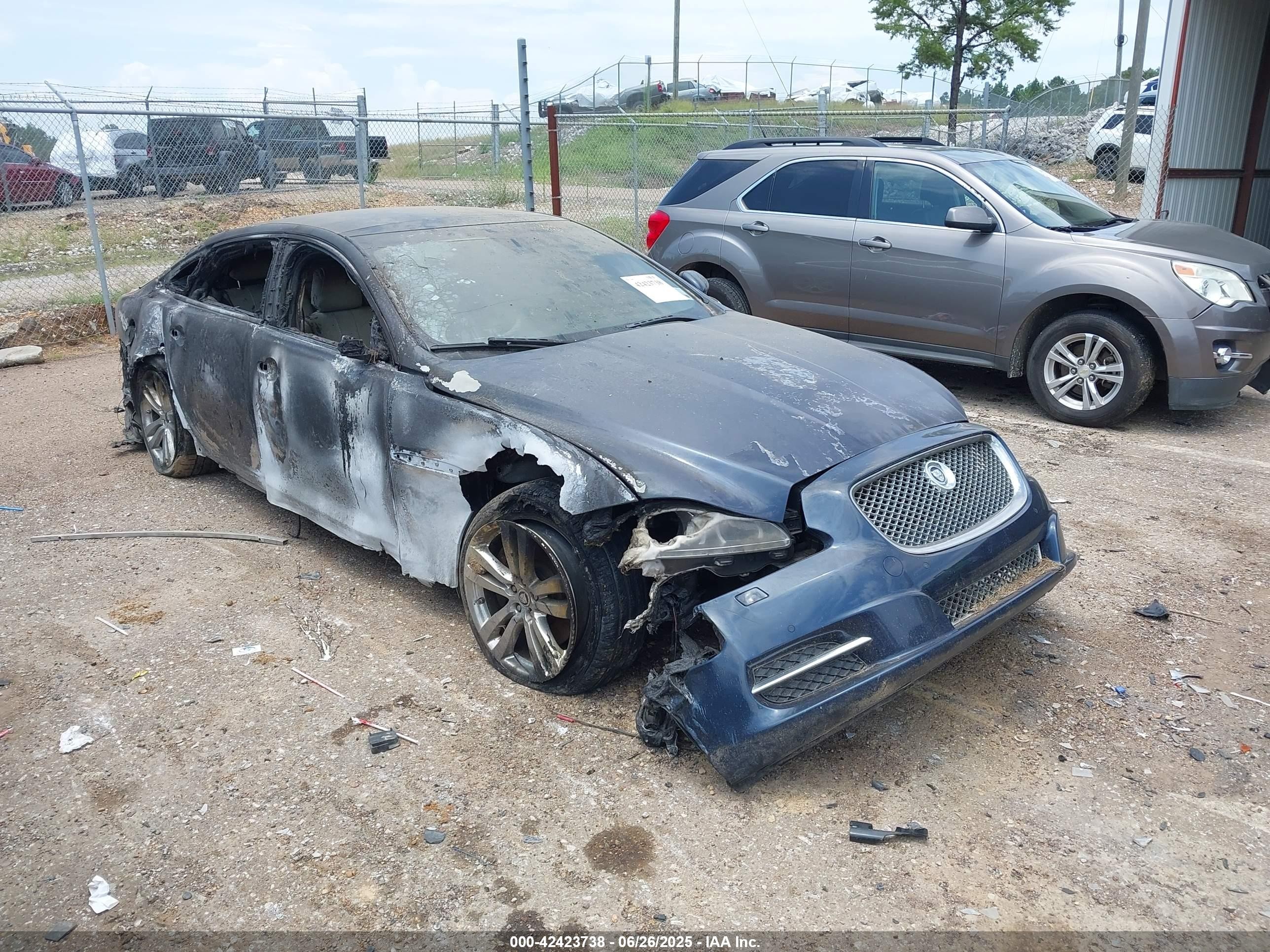 2011 Jaguar XJ XJL, VIN SAJWA2GBXBLV17528 — Interior fire
