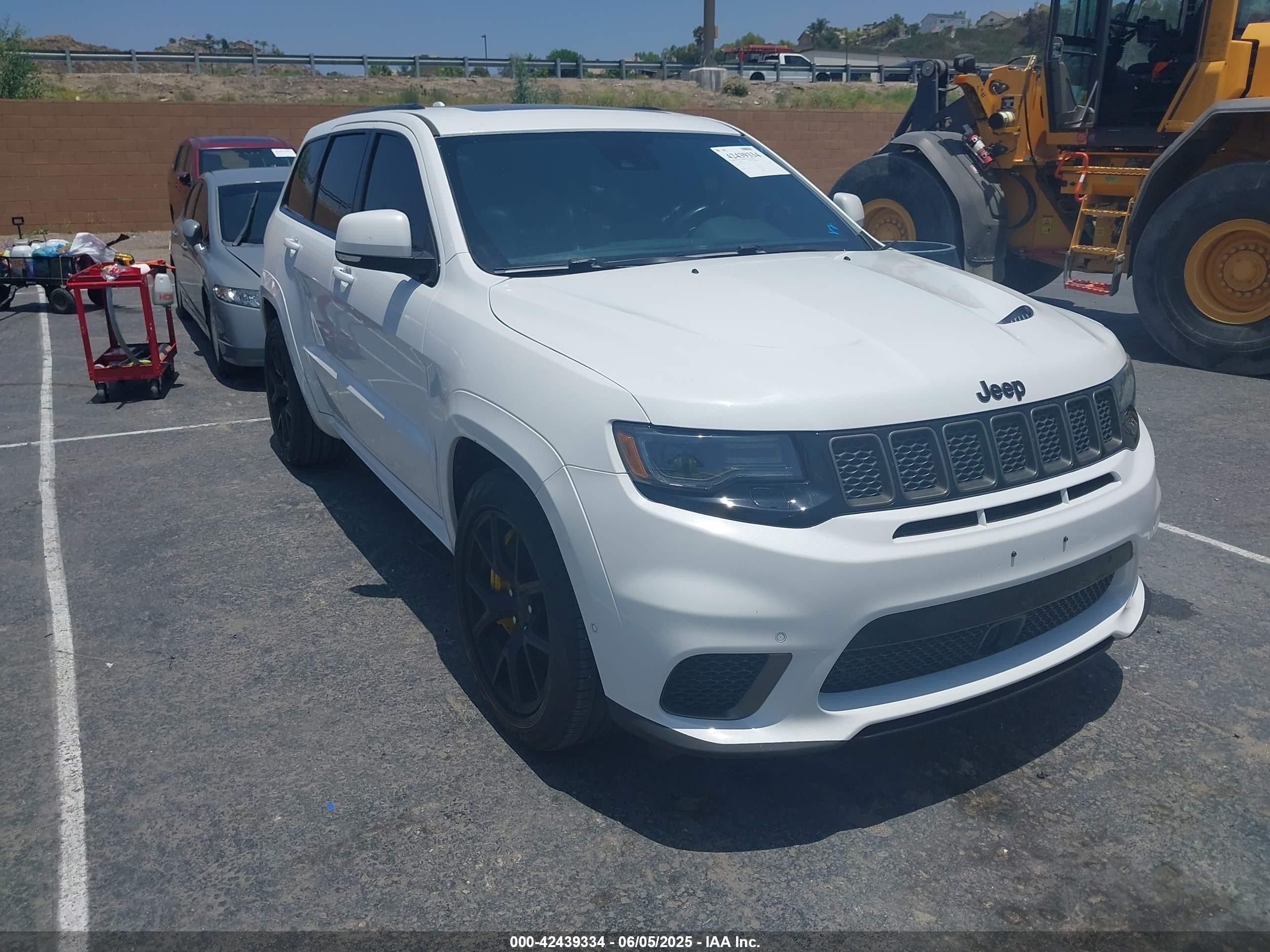 2018 Jeep Grand Cherokee Trackhawk, VIN 1C4RJFN92JC452997 — Фото с аукциона