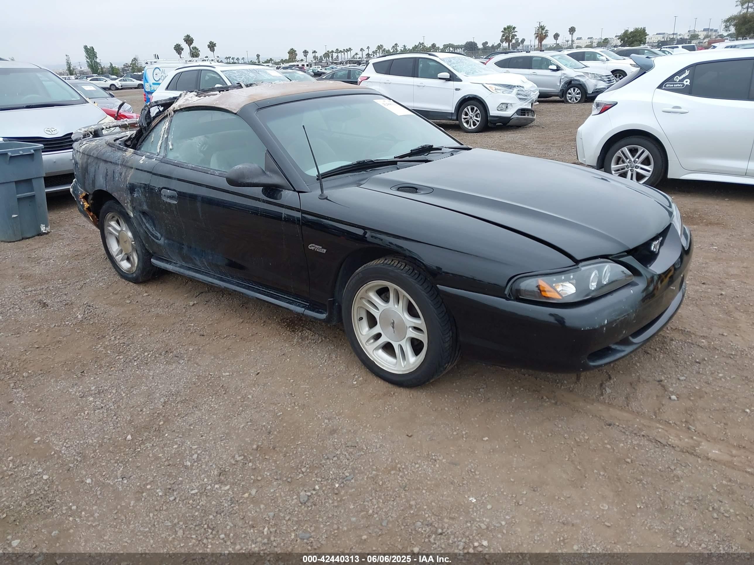 1998 Ford Mustang GT, VIN 1FAFP45X7WF273743 — Side