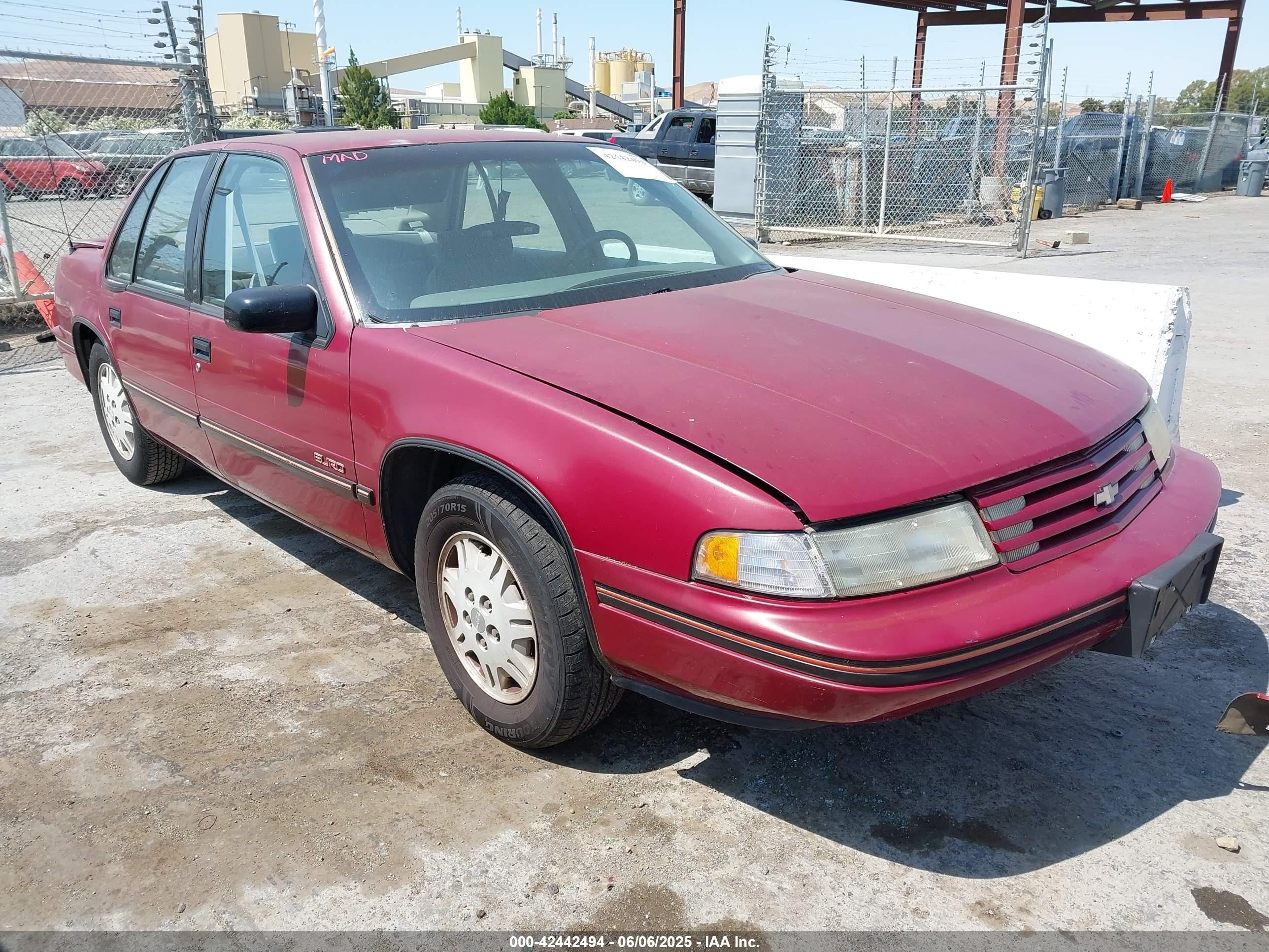 1992 Chevrolet Lumina Euro, VIN 2G1WN54T3N1123535 — Normal wear