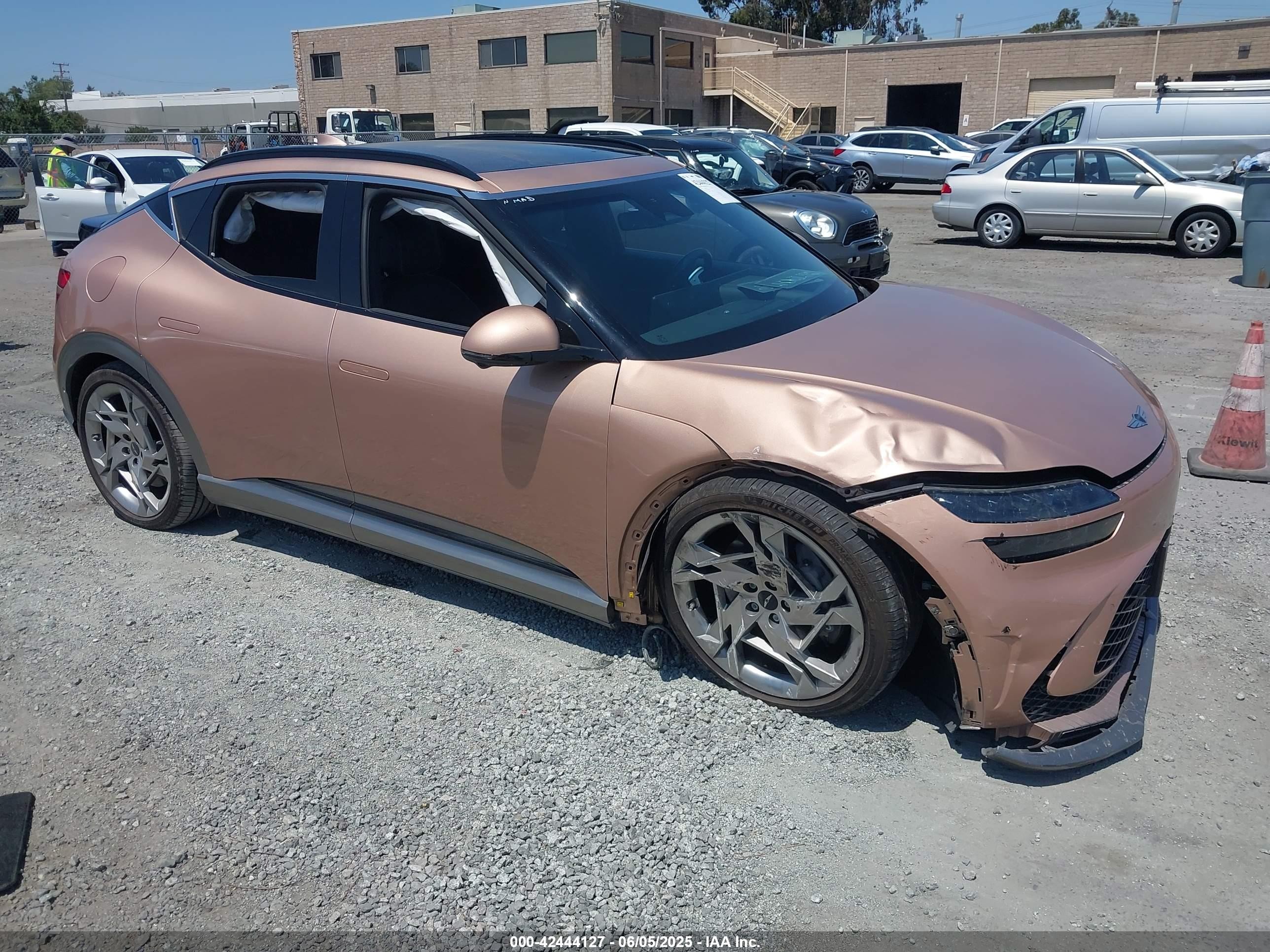 2023 Genesis GV60 Performance, VIN KMUKEDTB2PU008745 — Front end