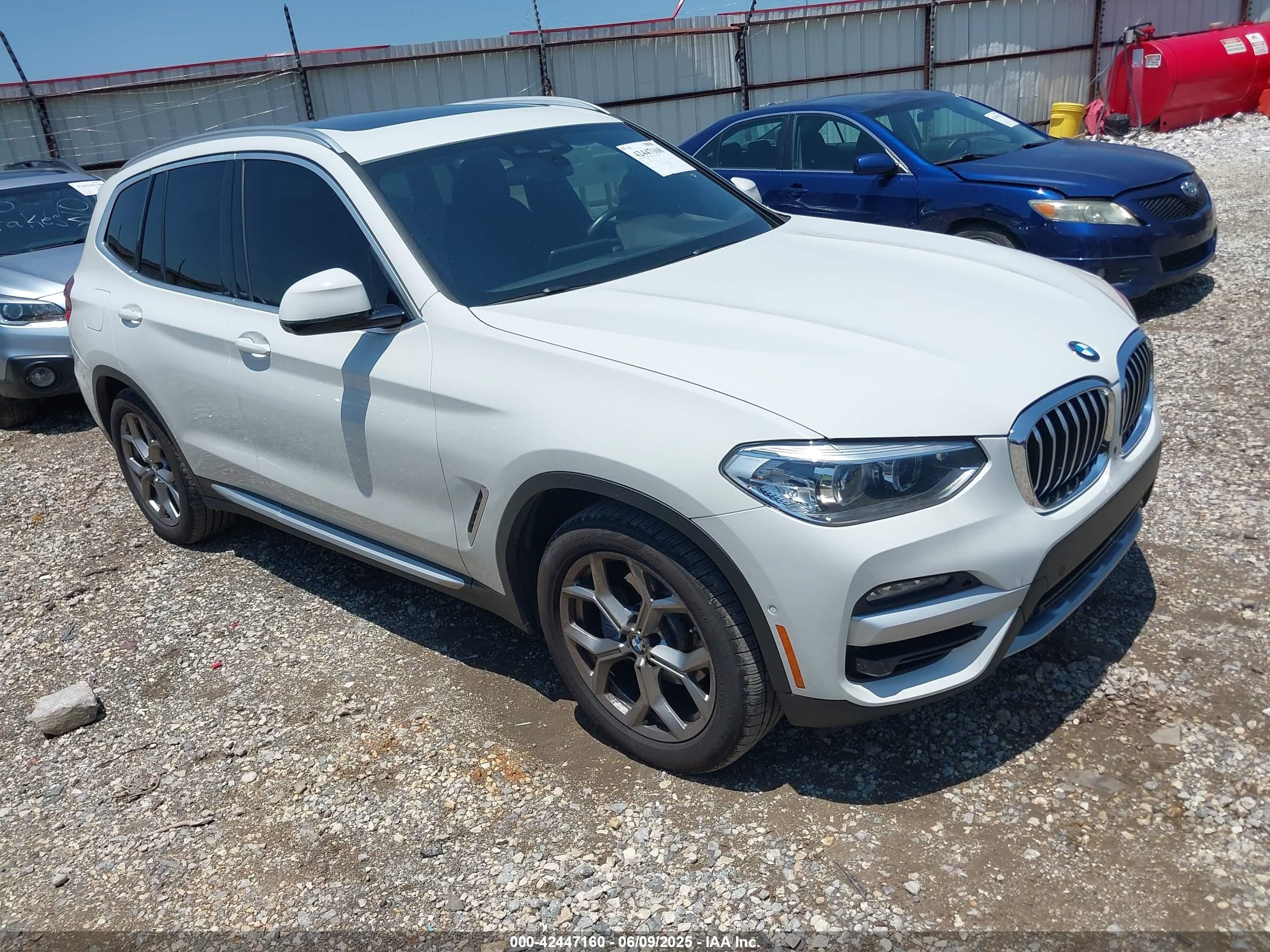 2021 BMW X3 xDrive30i, VIN 5UXTY5C08M9F02563 — Storm