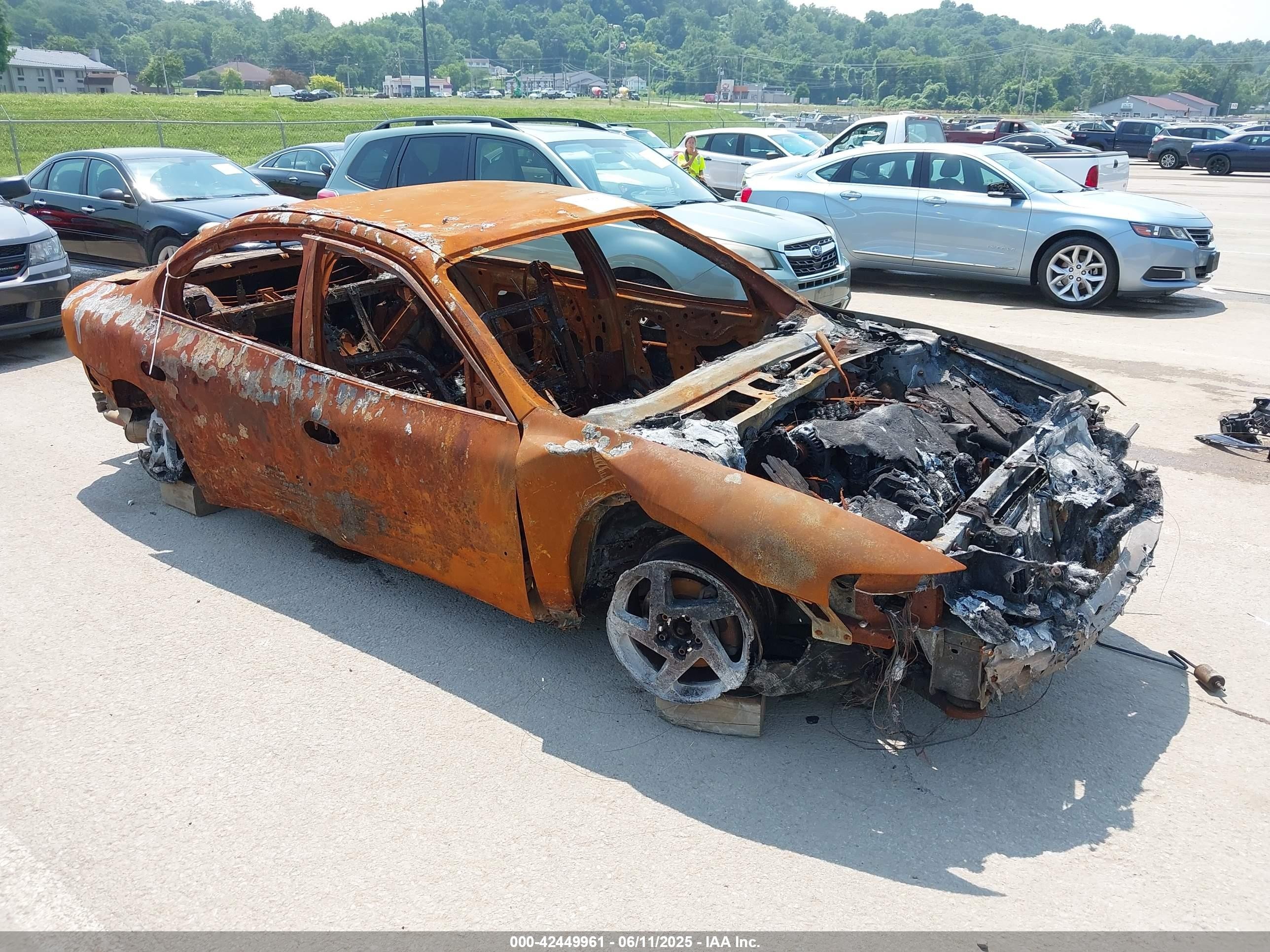 2003 Pontiac Bonneville SE, VIN 1G2HX52K834157125 — Interior fire
