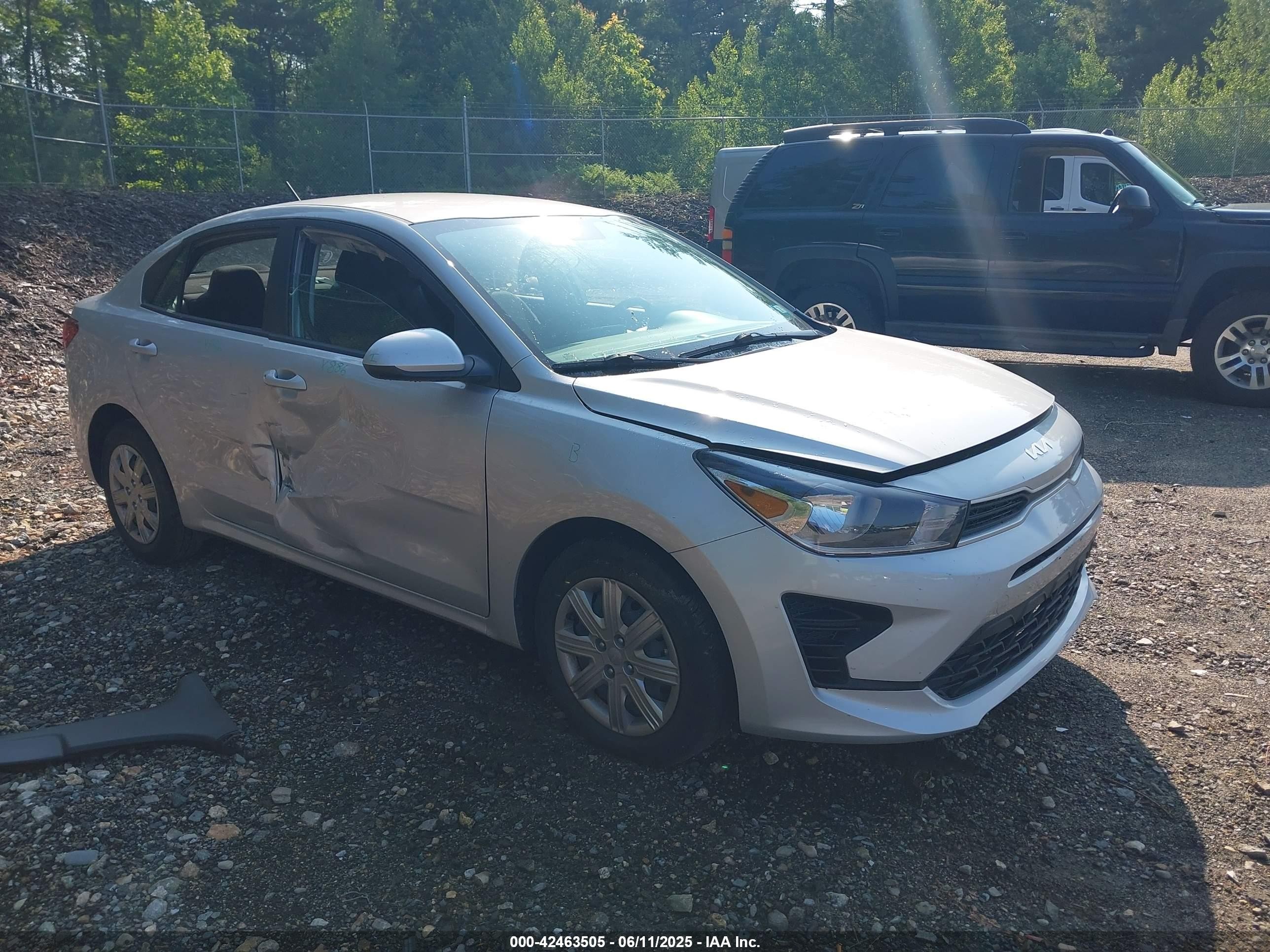 2023 Kia Rio S, VIN 3KPA24AD4PE611660 — Side