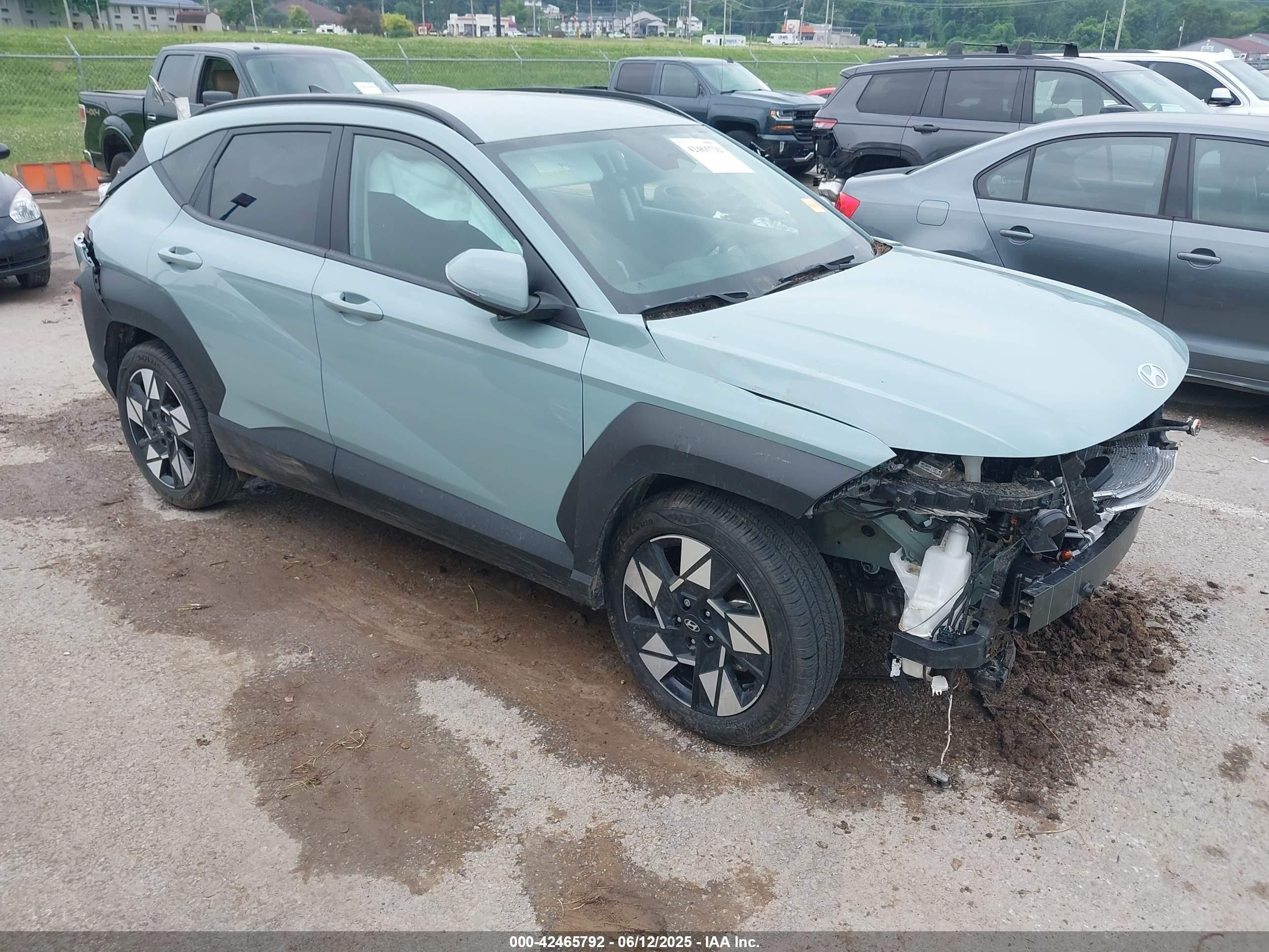 2024 Hyundai Kona SEL, VIN KM8HC3AB2RU171829 — Опрокидывание