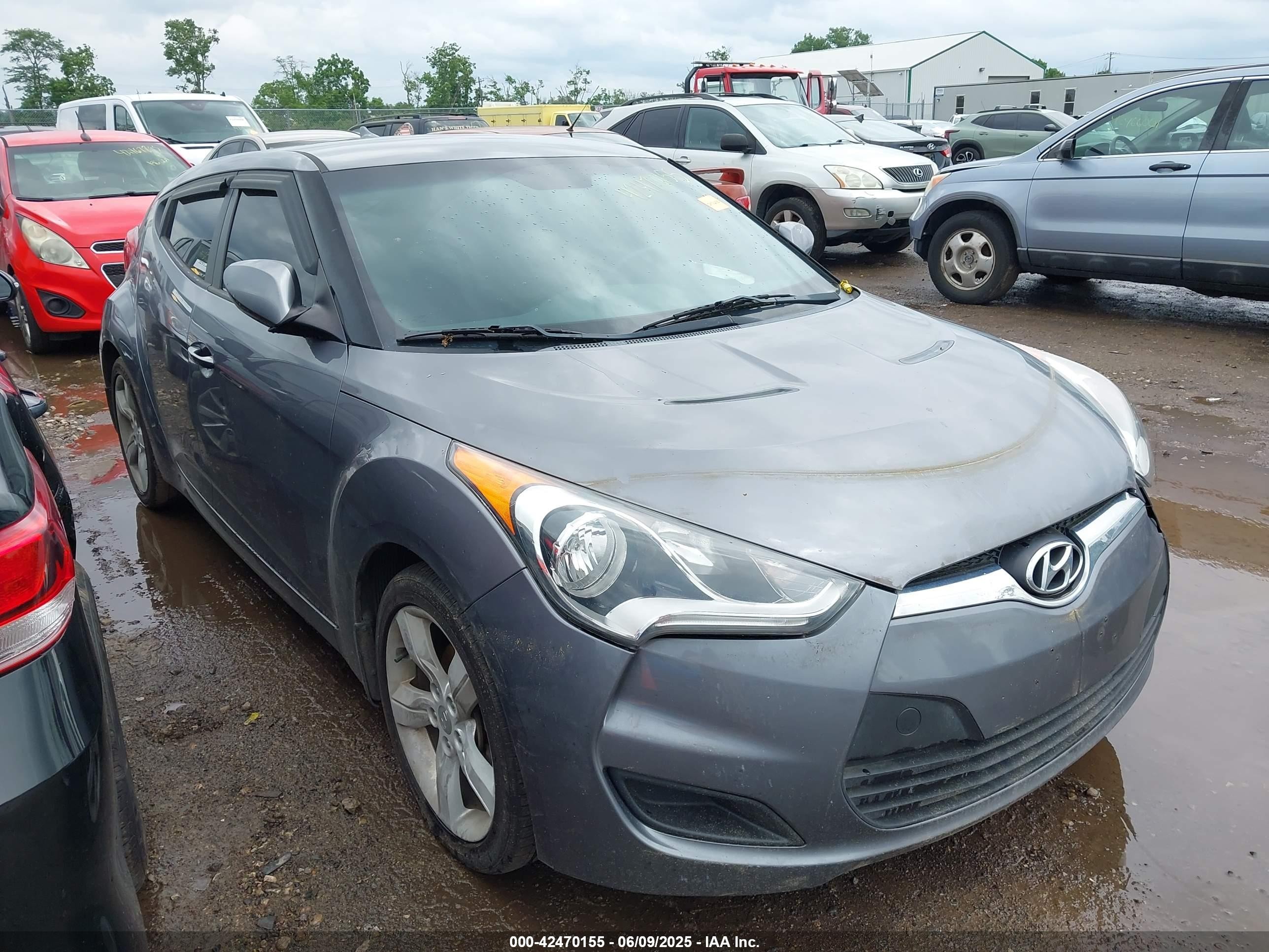 2014 Hyundai Veloster, VIN KMHTC6AD6EU209005 — Front end