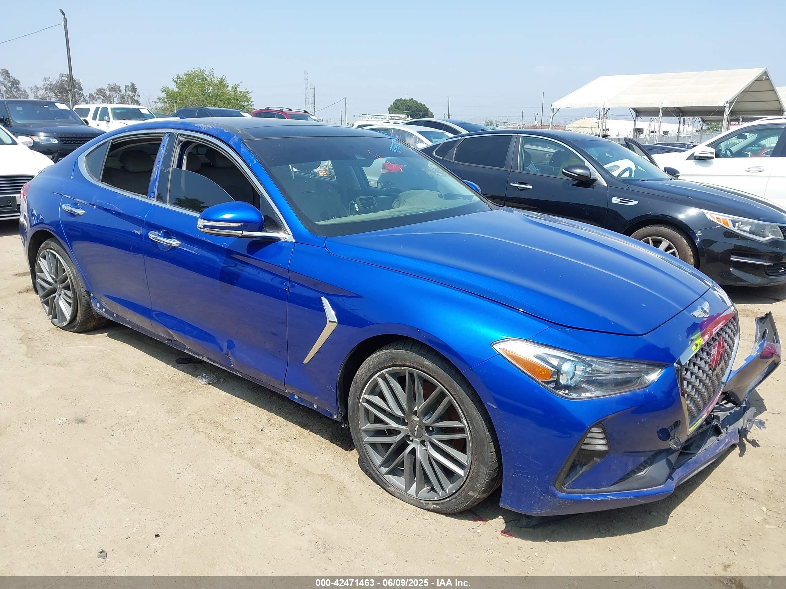 2019 Genesis G70 Advanced, VIN KMTG34LA0KU020554 — Theft recovery
