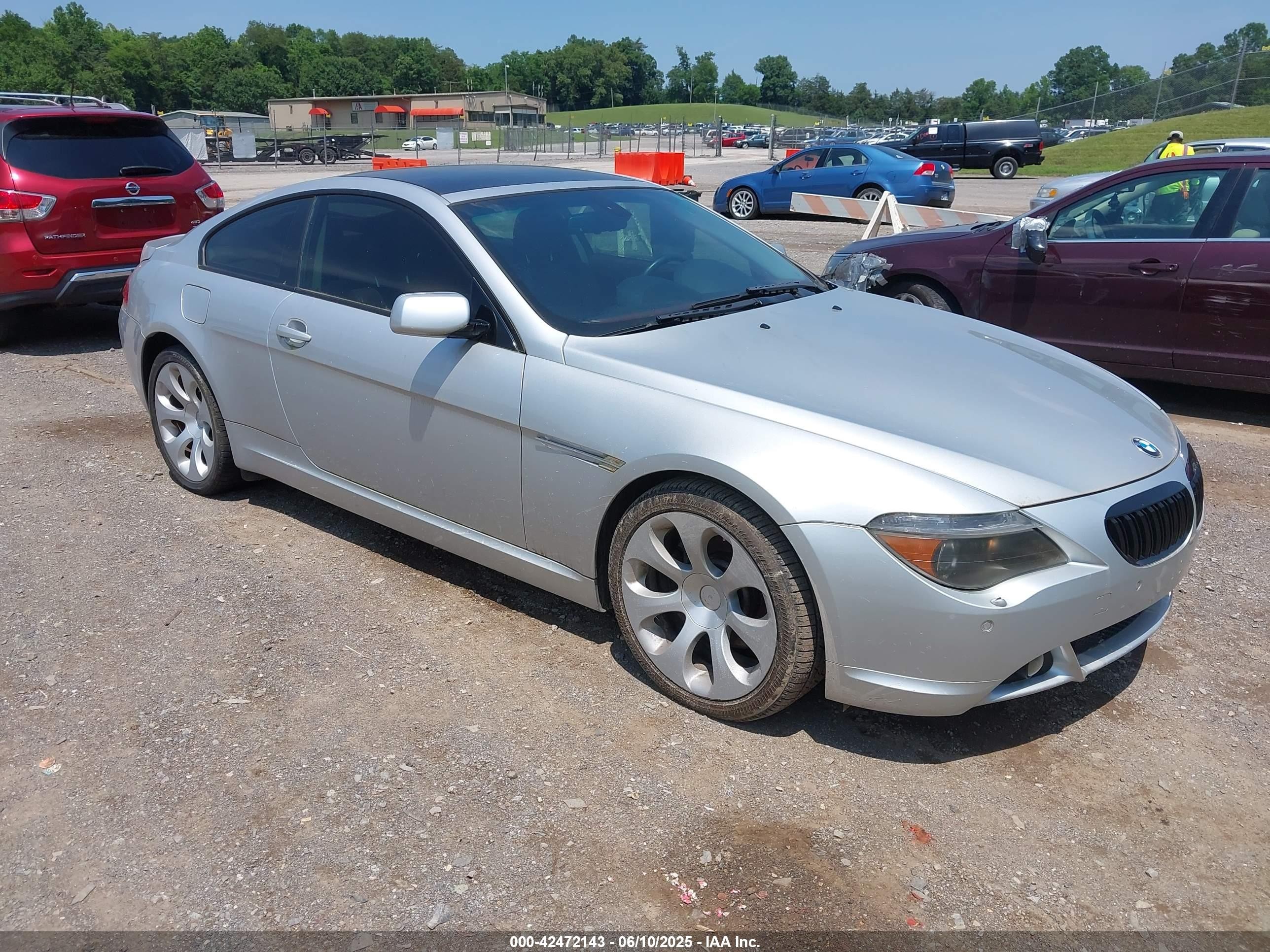 2007 BMW 6 Series 650i, VIN WBAEH13507CR46469 — Front end