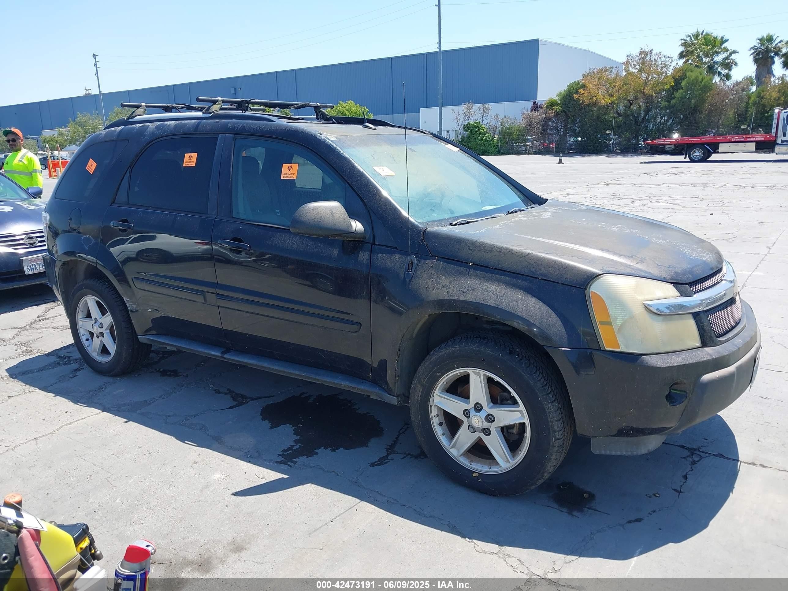 2005 Chevrolet Equinox LT, VIN 2CNDL63F556122746 — Biohazard / chemical