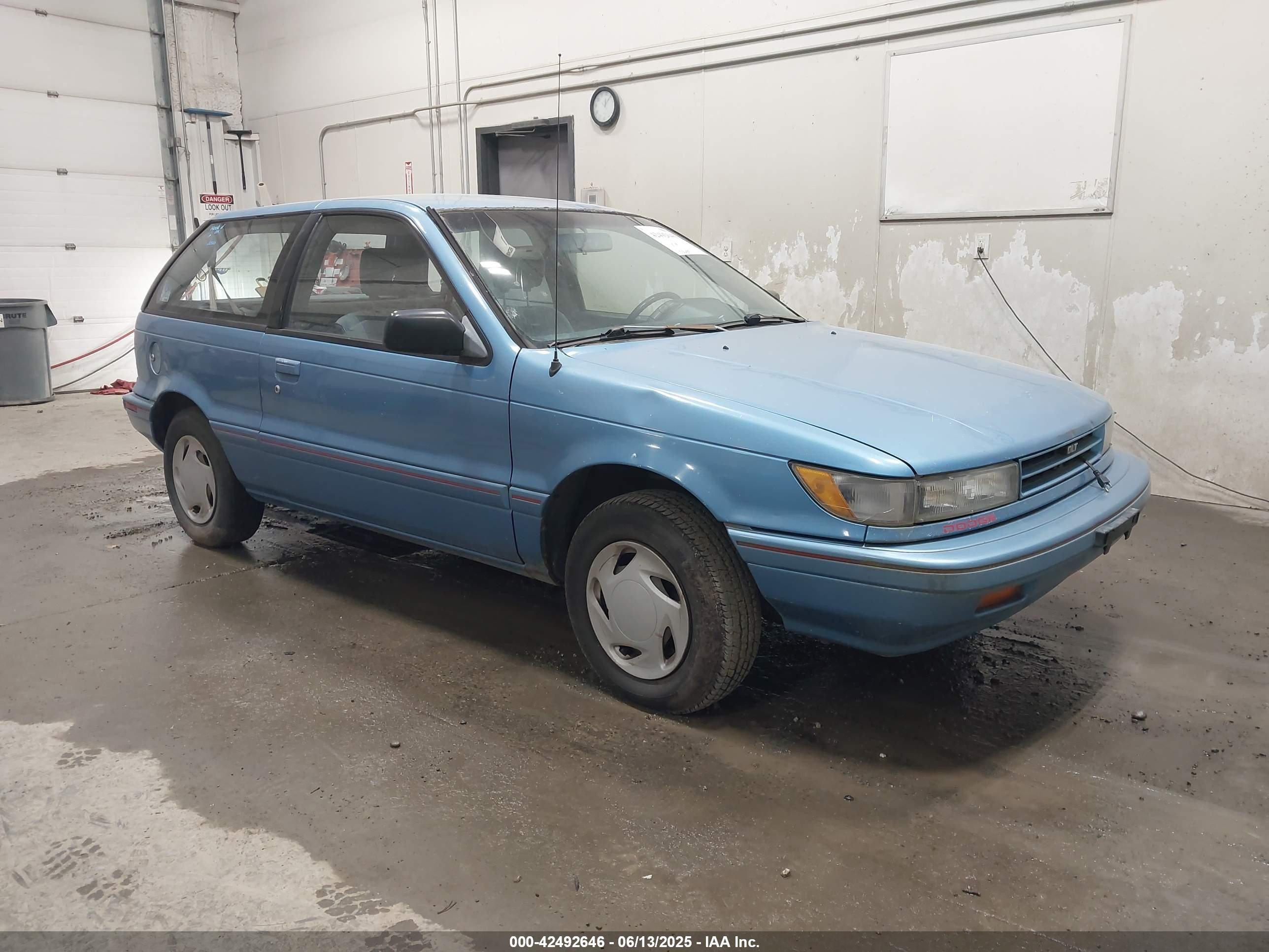 1991 Dodge Colt GL, VIN JB3CU24A5MU059139 — Перед