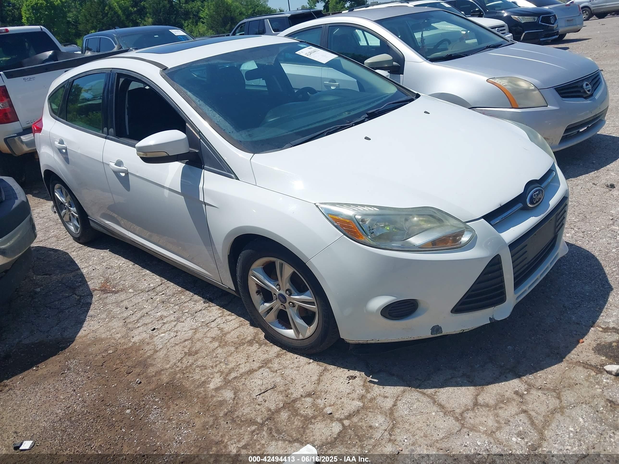 2014 Ford Focus SE, VIN 1FADP3K26EL238606 — Вода / потоп