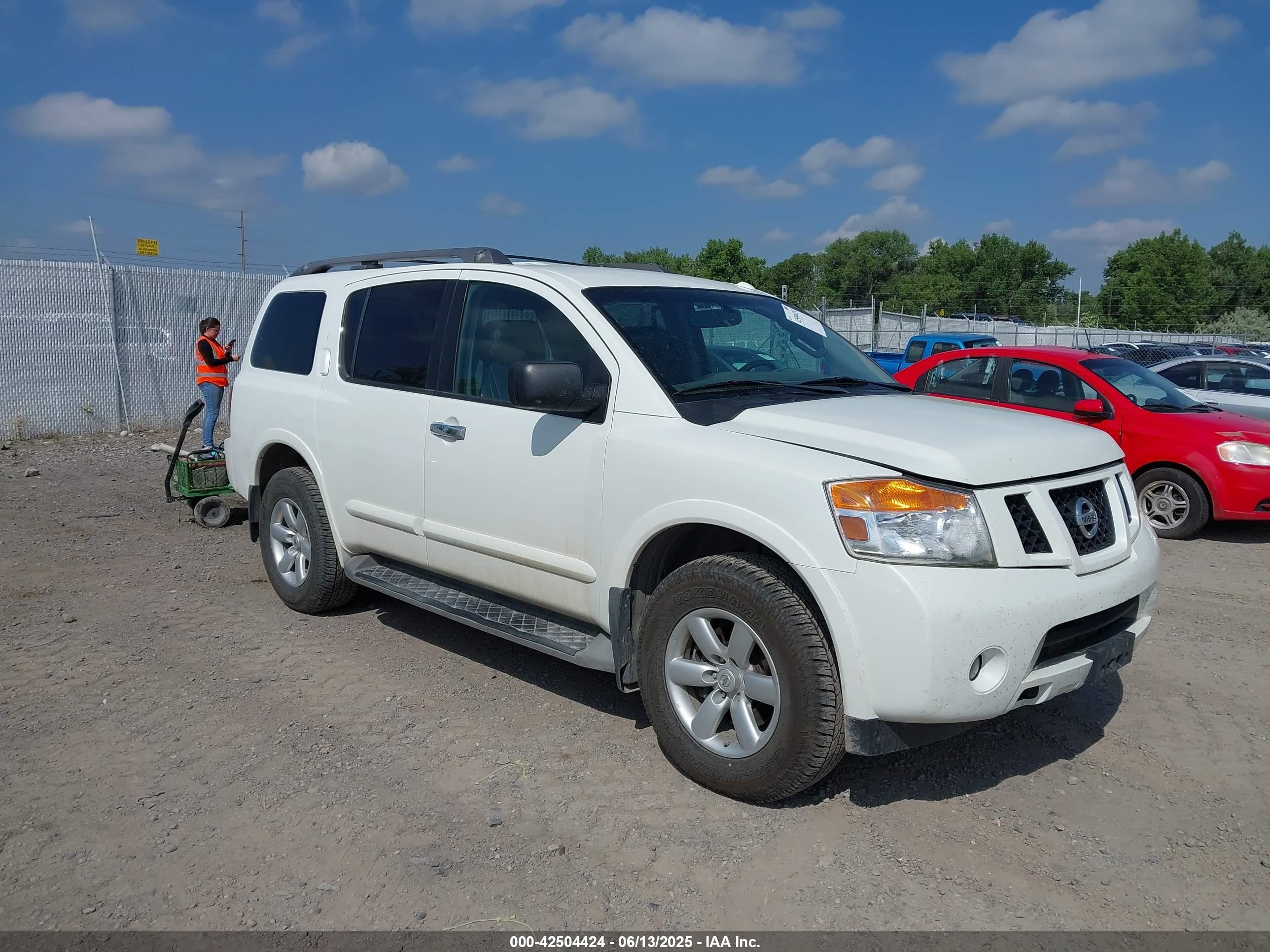 2015 Nissan Armada SV, VIN 5N1AA0NC4FN602976 — Rear end
