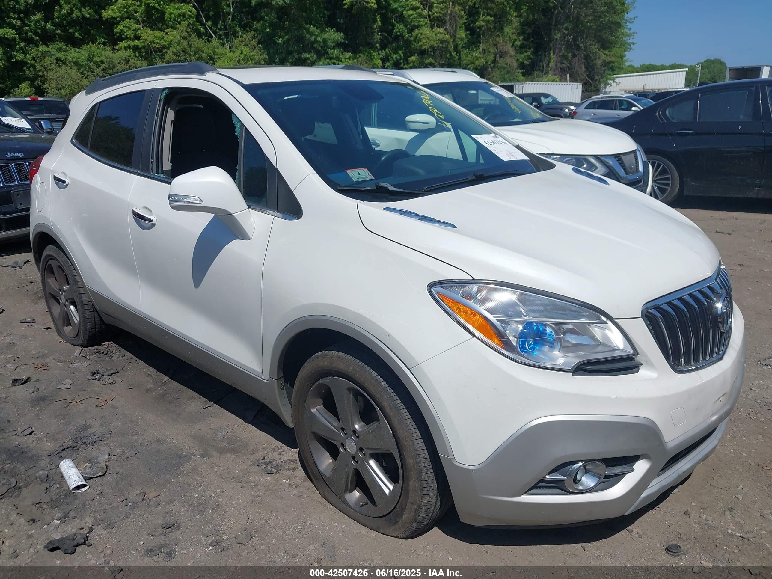 2014 Buick Encore Convenience, VIN KL4CJBSB5EB692394 — Vandalism