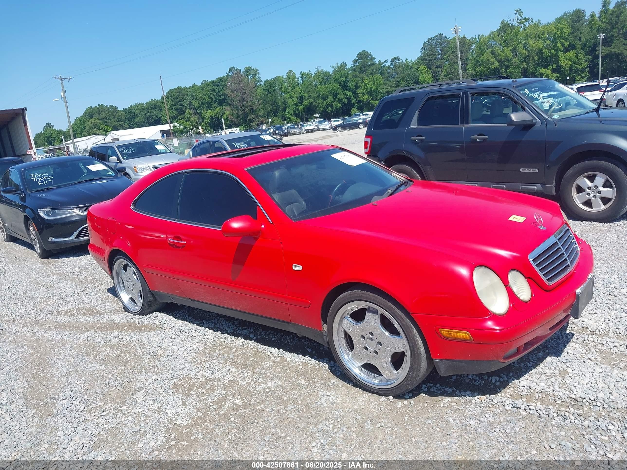 1998 Mercedes-Benz CLK 320/430, VIN WDBLJ65G3WF041617 — Repossession