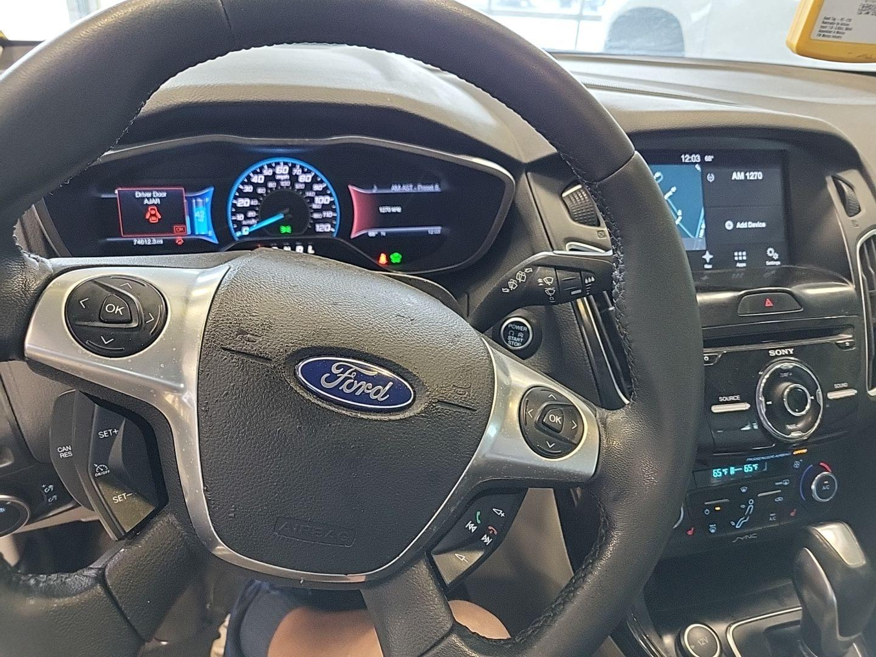 2016 Ford Focus Electric, VIN 1FADP3R47GL320483 — Auction photo