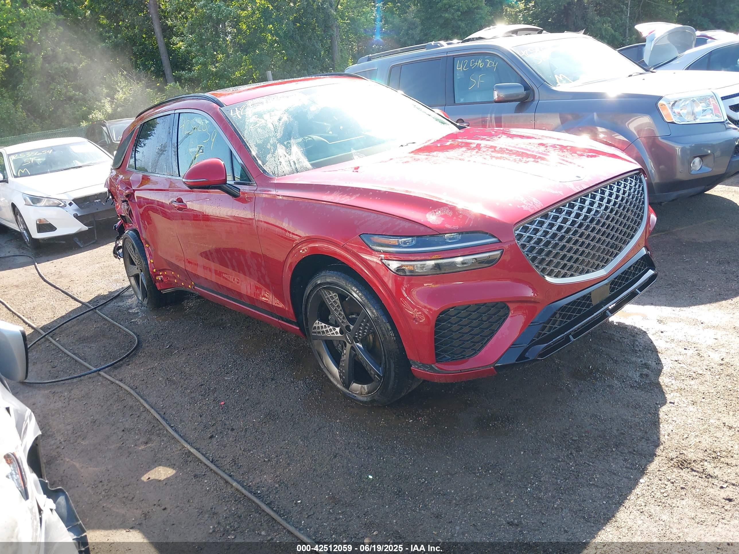 2022 Genesis GV70 Sport, VIN KMUMCDTC4NU012266 — Фото с аукциона