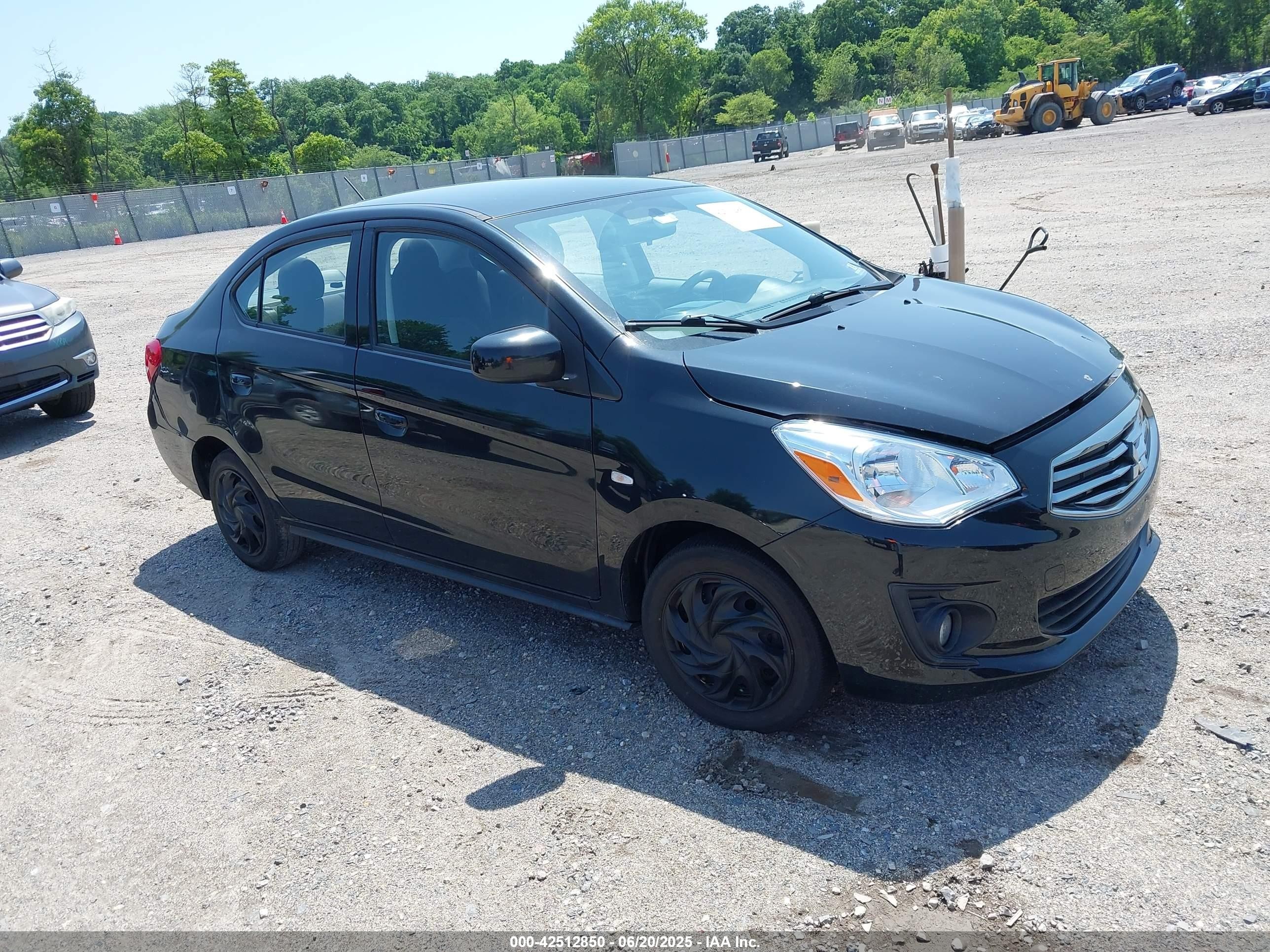 2019 Mitsubishi Mirage ES, VIN ML32F3FJ2KHF13110 — Repossession