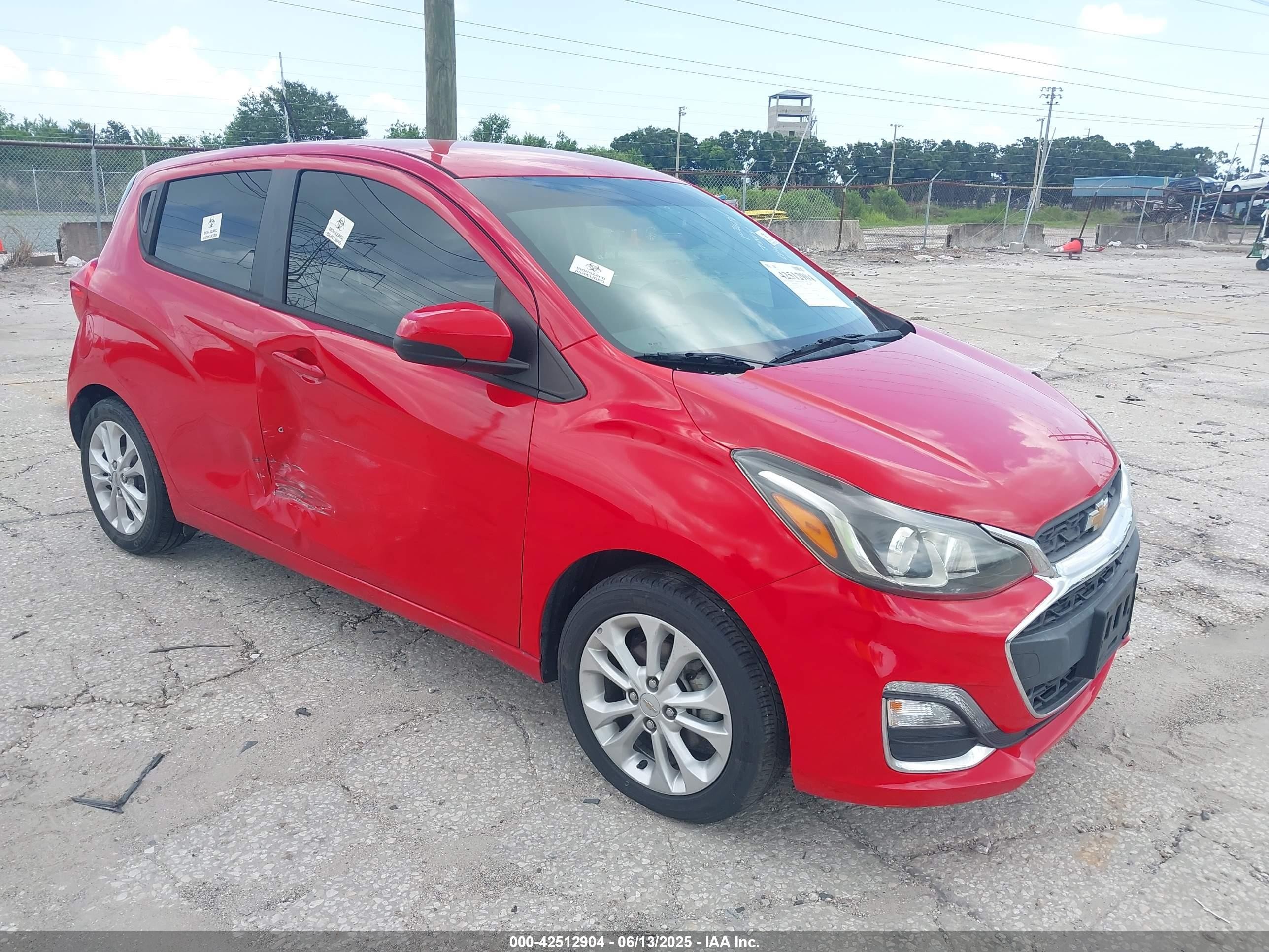 2021 Chevrolet Spark 1LT, VIN KL8CD6SA2MC746070 — Фото с аукциона