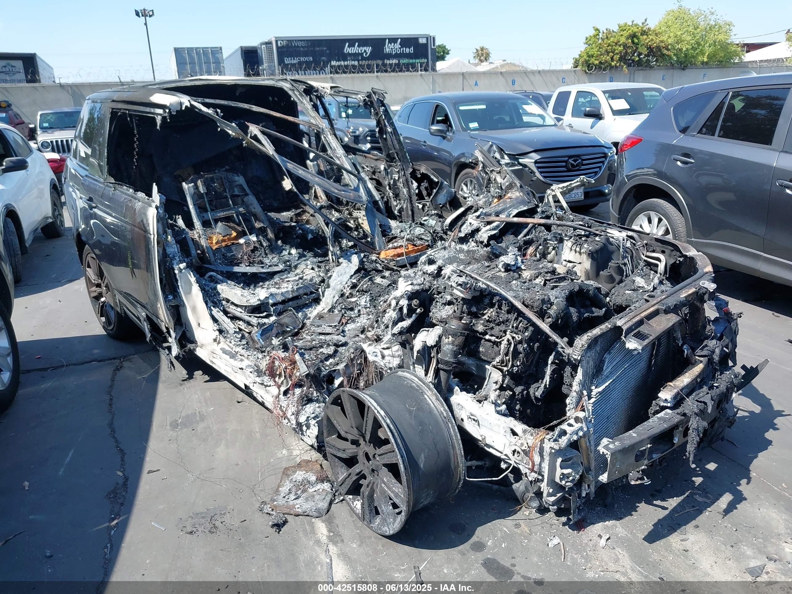 2018 Land Rover Range Rover, VIN SALGS5RE2JA501481 — Interior fire
