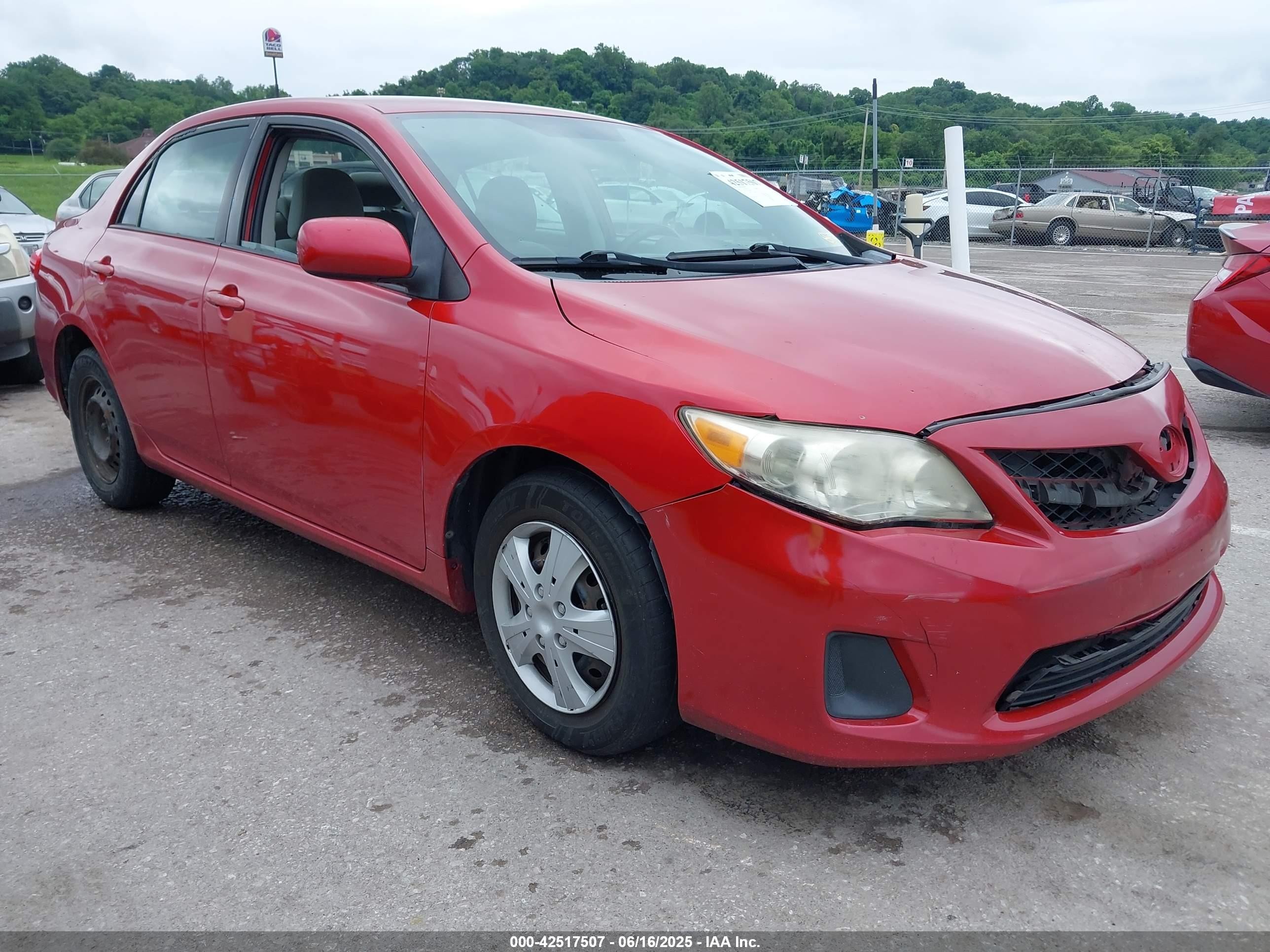 2011 Toyota Corolla L, VIN 2T1BU4EE7BC704150 — Front end