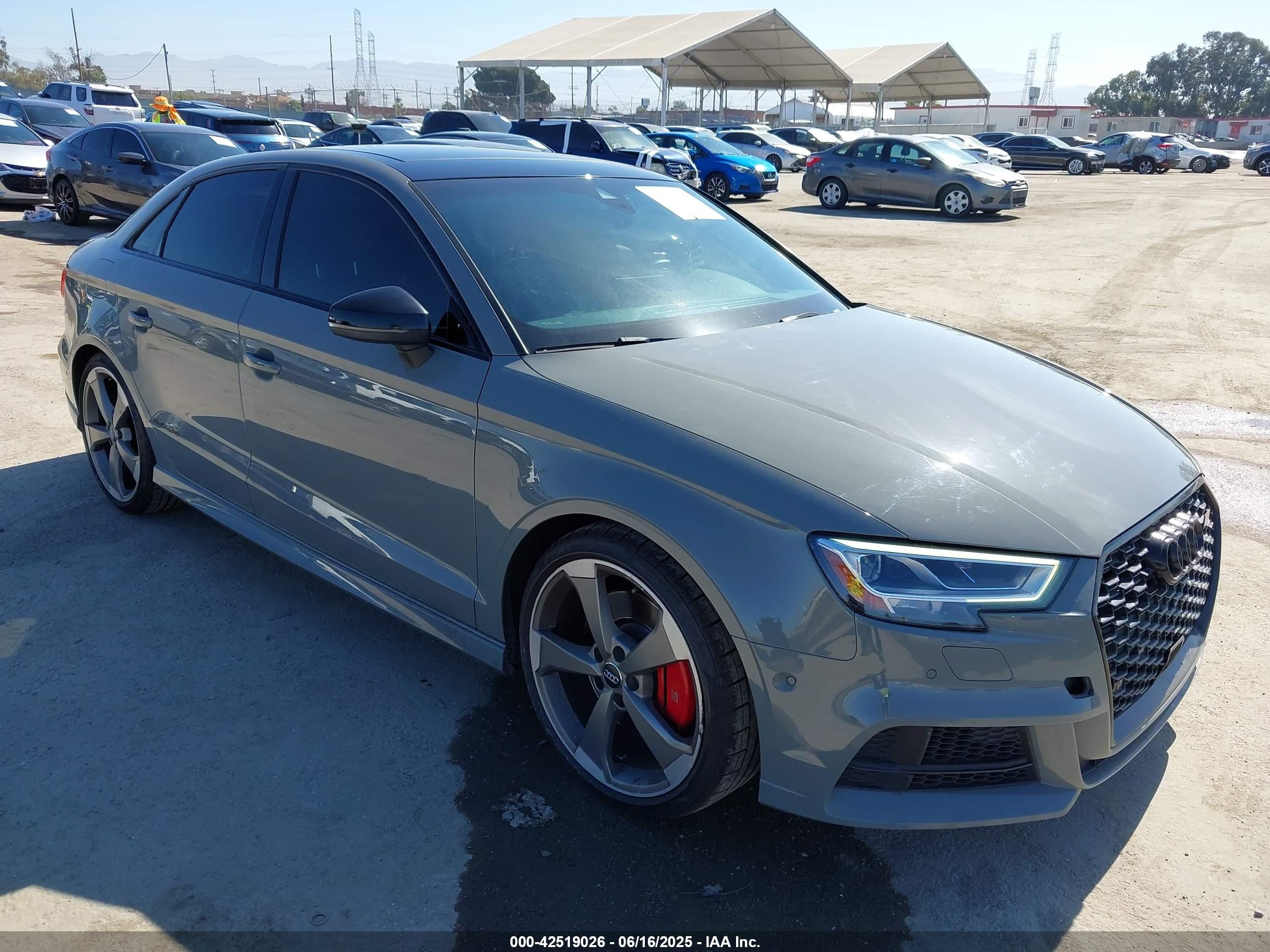 2020 Audi S3 S line Premium Plus, VIN WAUE1GFF6LA070766 — Rear end