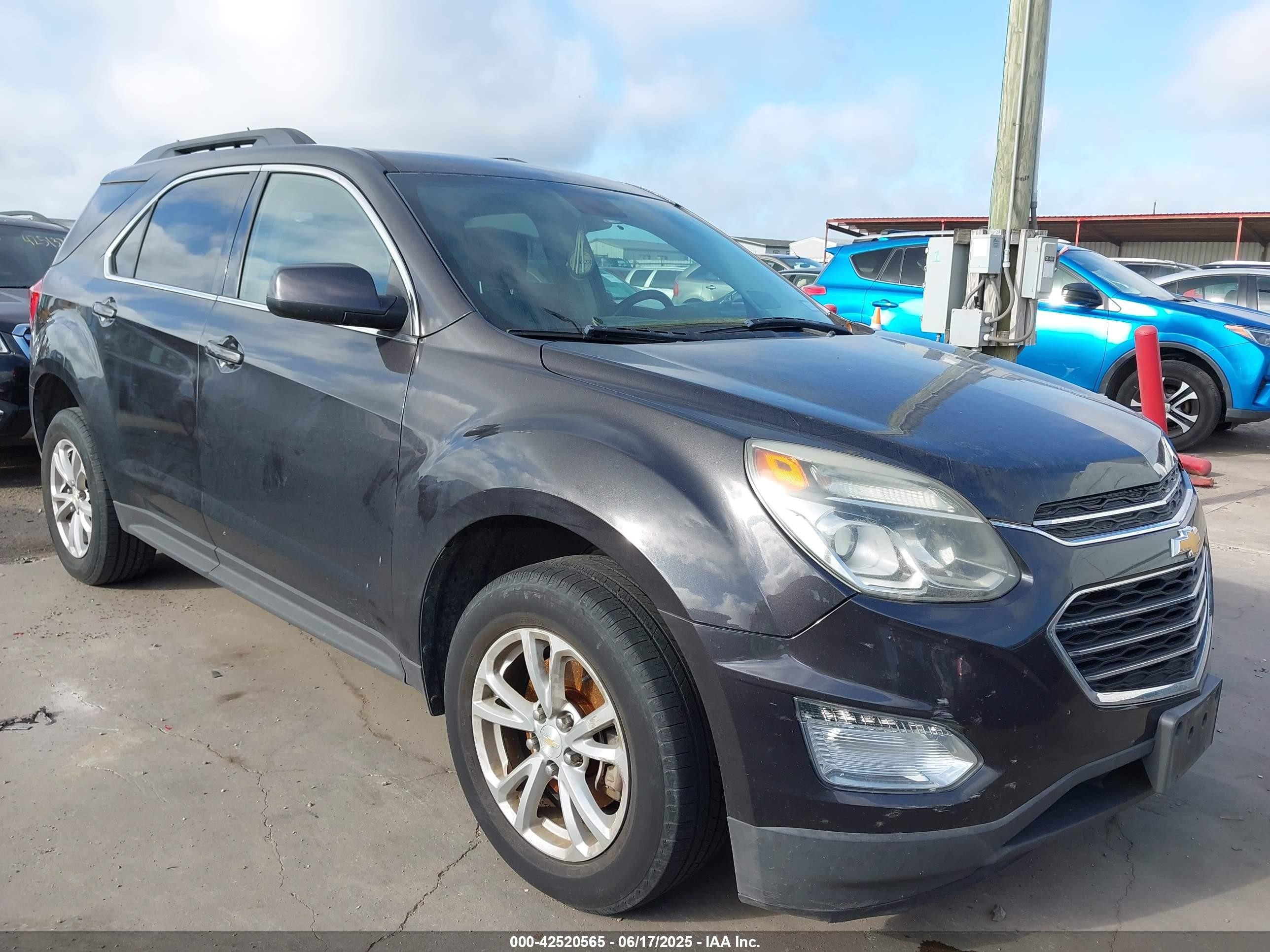 2016 Chevrolet Equinox LT, VIN 1GNALCEK6GZ107218 — Hail
