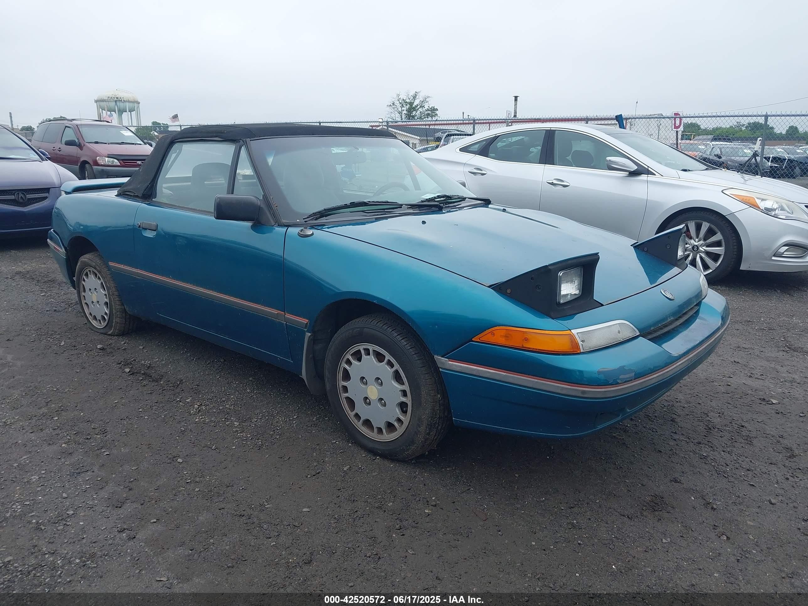 1992 Mercury Capri, VIN 6MPCT01Z0N8607163 — Normal wear