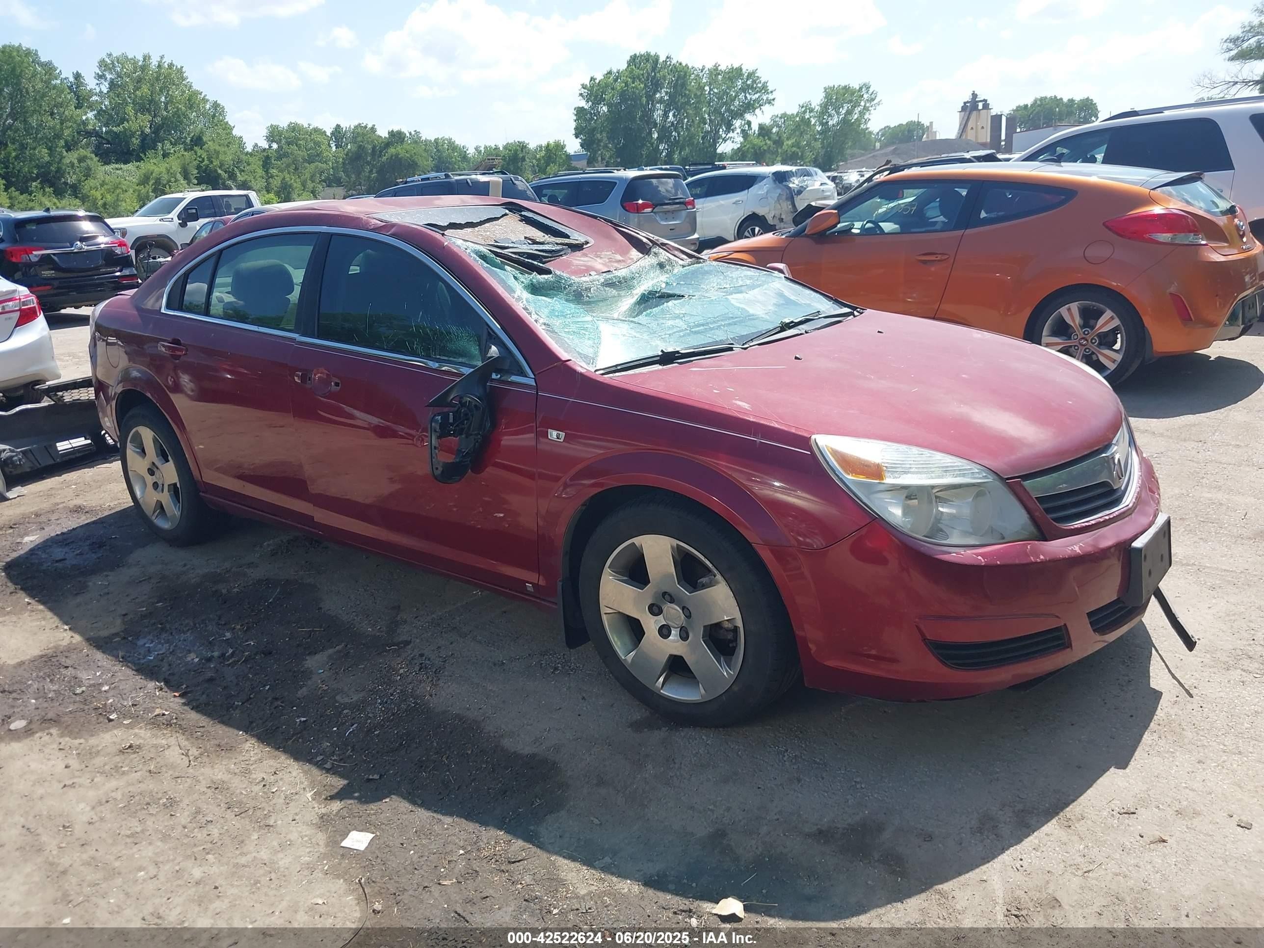 2009 Saturn Aura XE, VIN 1G8ZS57B09F140544 — Крыша