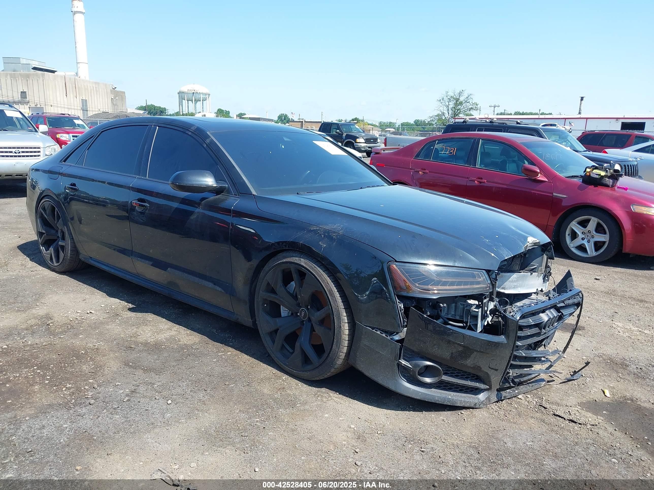 2018 Audi A8 Sport, VIN WAU43AFD7JN000331 — Front end