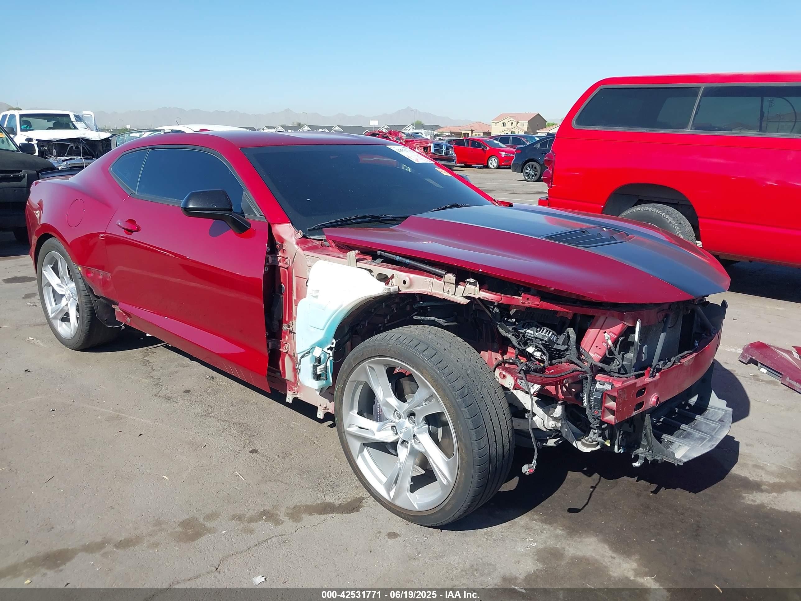 2021 Chevrolet Camaro 1SS, VIN 1G1FF1R71M0112447 — Rear end