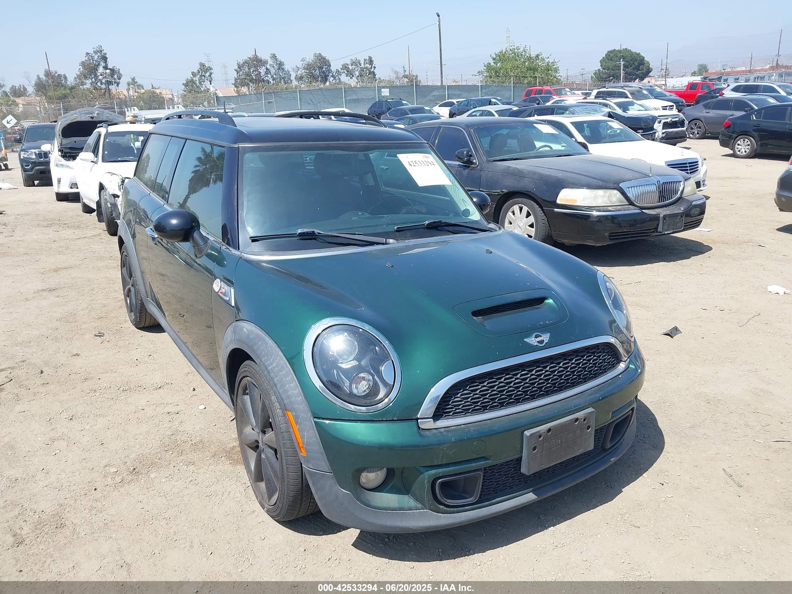 2012 MINI Clubman S, VIN WMWZG3C50CTY38962 — Vandalism
