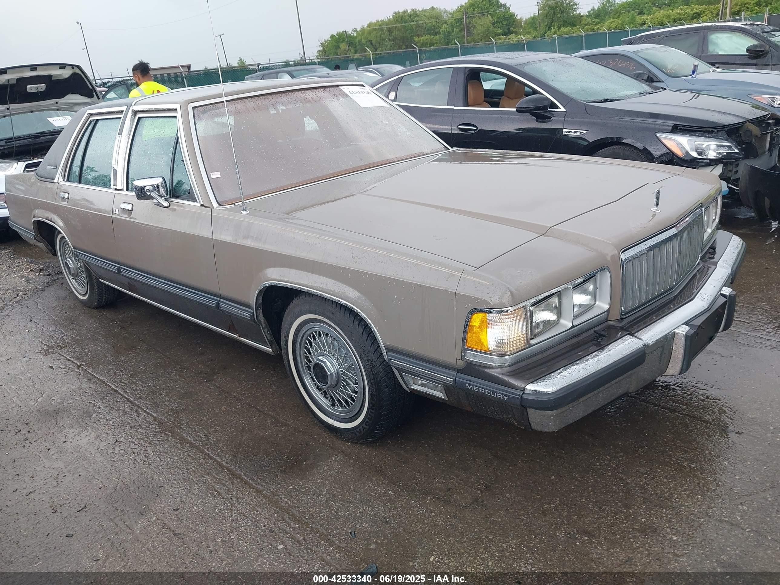 1988 Mercury Grand Marquis, VIN 2MEBM75F1JX642134 — Бок