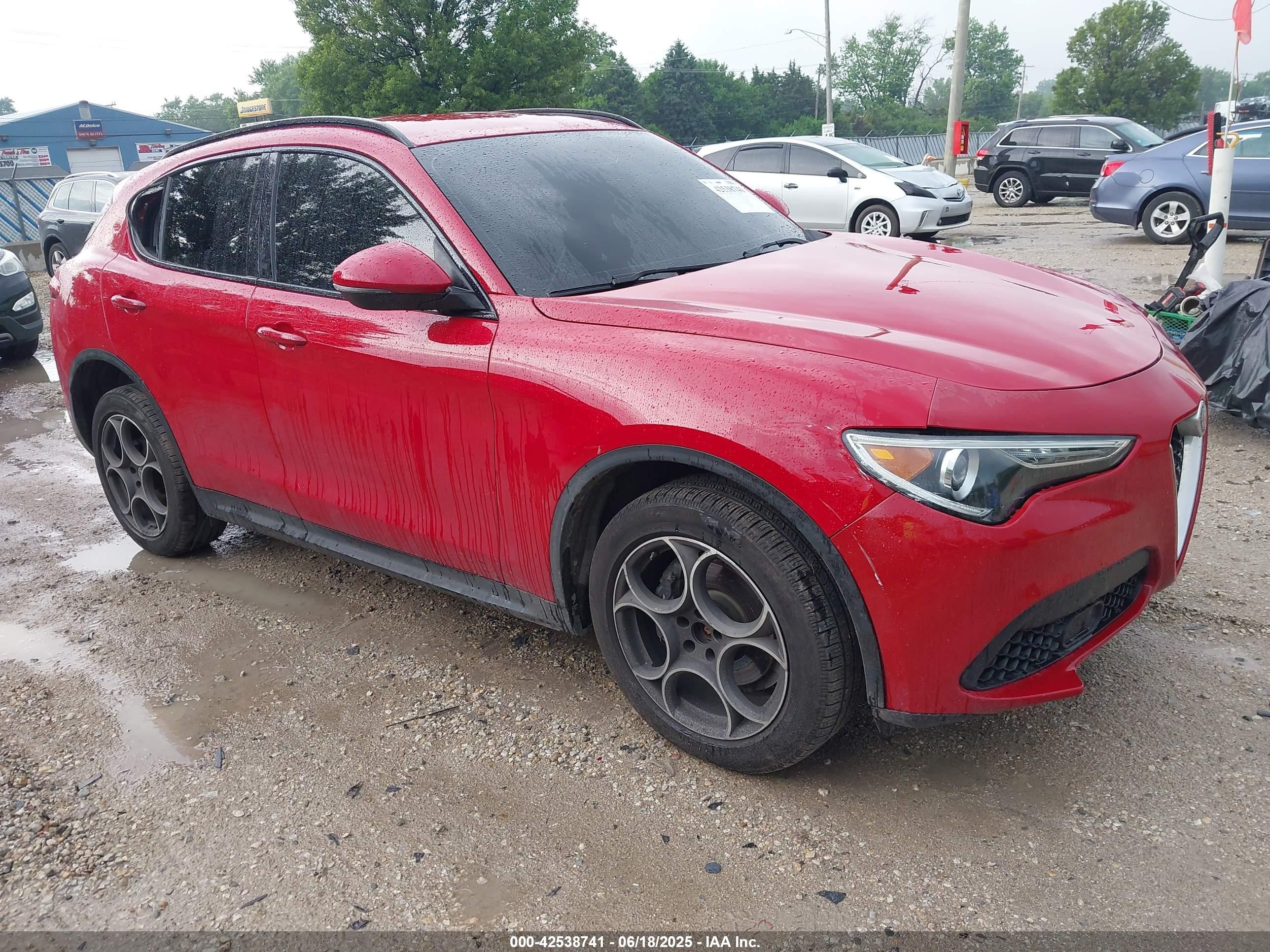 2018 Alfa Romeo Stelvio Sport, VIN ZASFAKPNXJ7B63484 — После угона