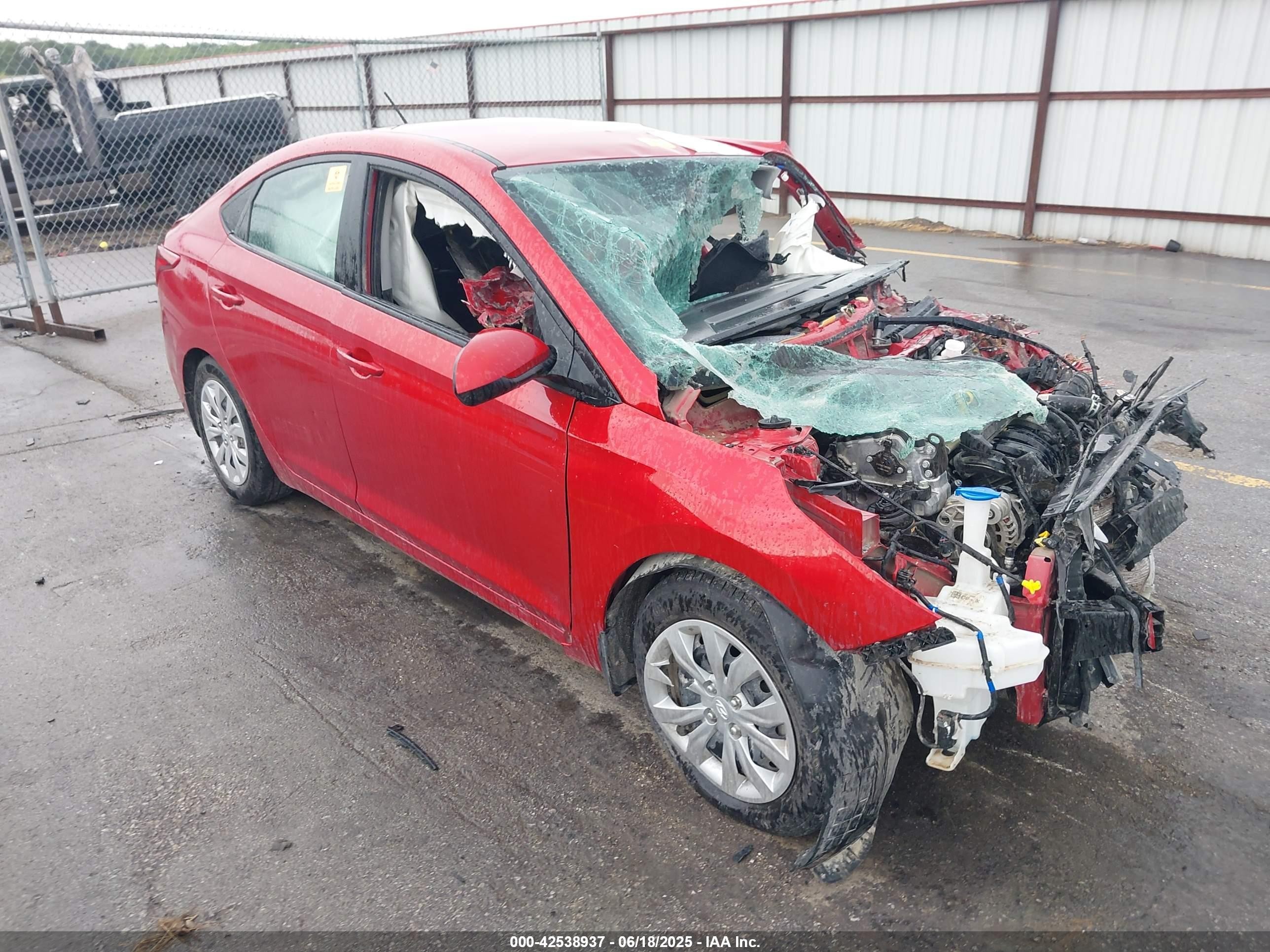 2022 Hyundai Accent SE, VIN 3KPC24A60NE159276 — Biohazard / chemical