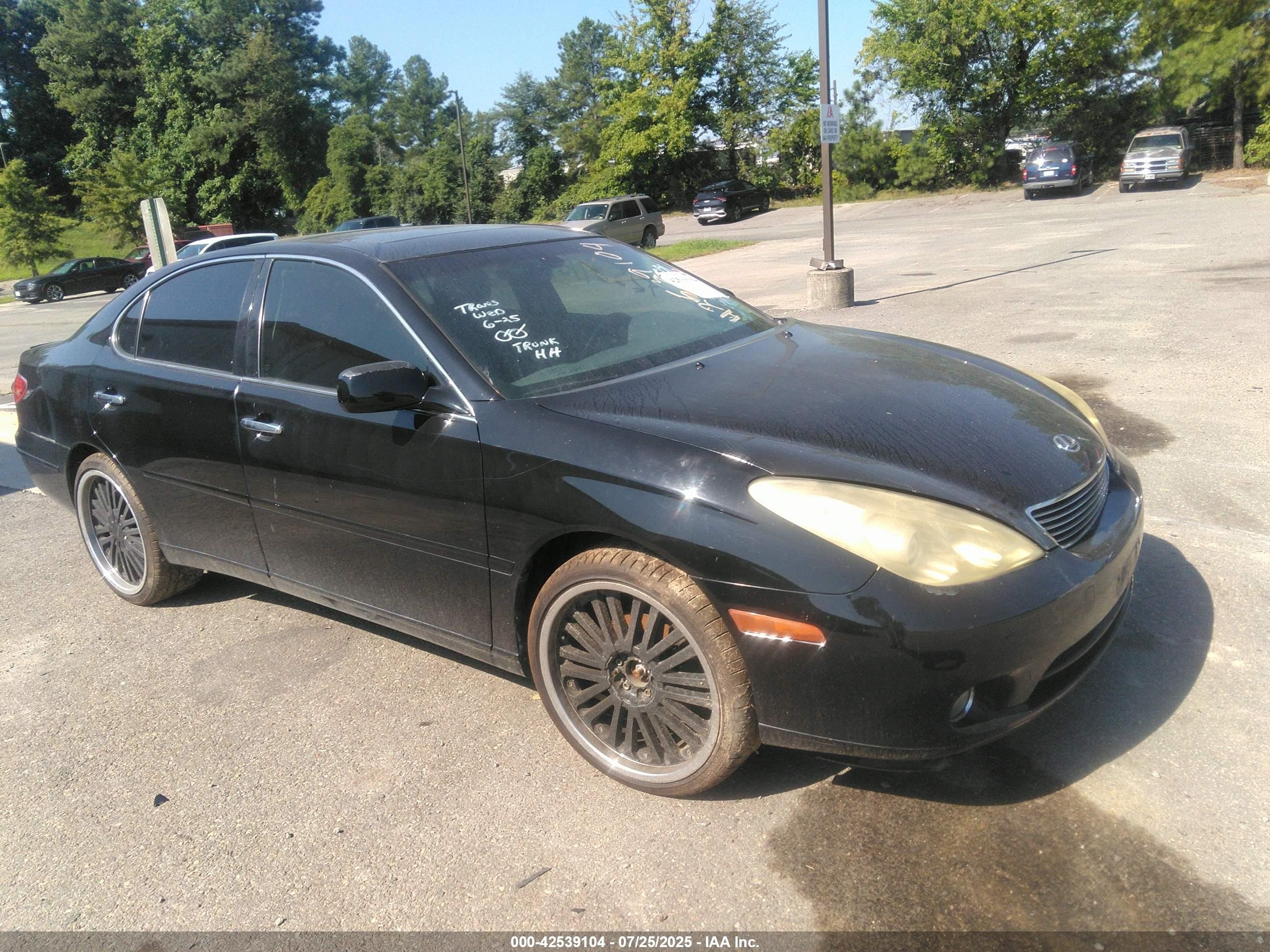 2005 Lexus ES 350, VIN JTHBA30G555096818 — Repossession