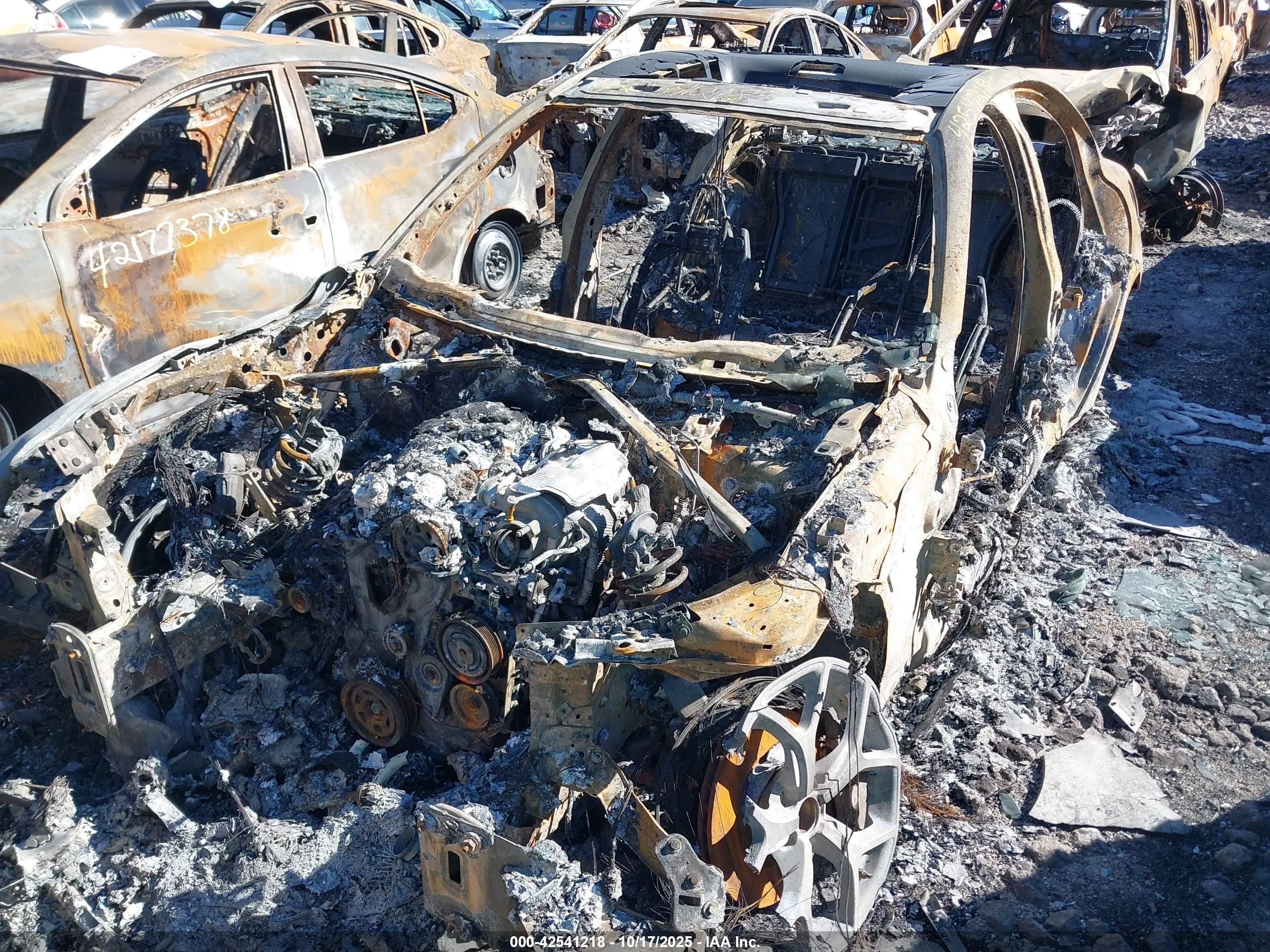 2021 Alfa Romeo Giulia Ti Sport, VIN ZARFANBN0M7649393 — Burn