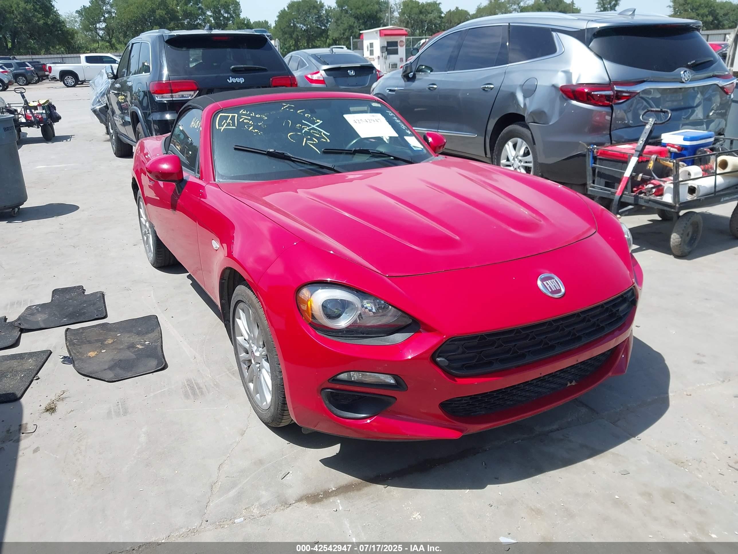 2017 FIAT 124 Spider Classica, VIN JC1NFAEK4H0106710 — Repossession