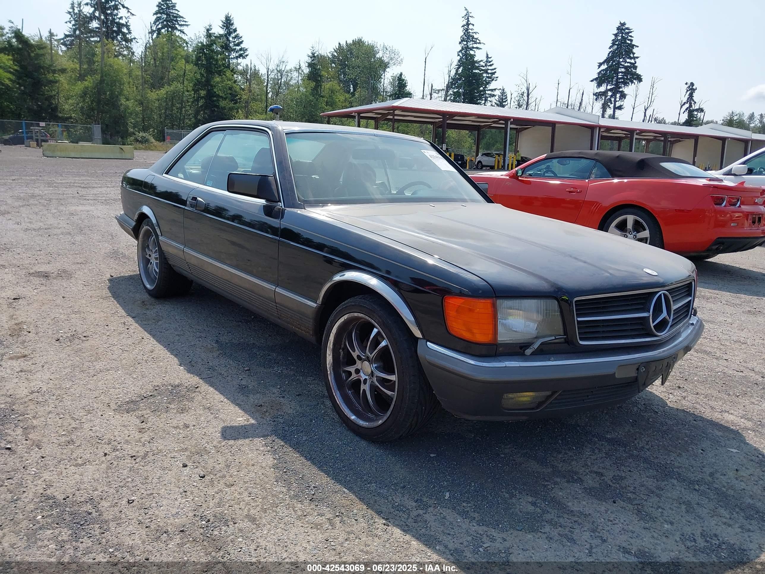 1984 Mercedes-Benz 500, VIN WDB1260441A072618 — Front end
