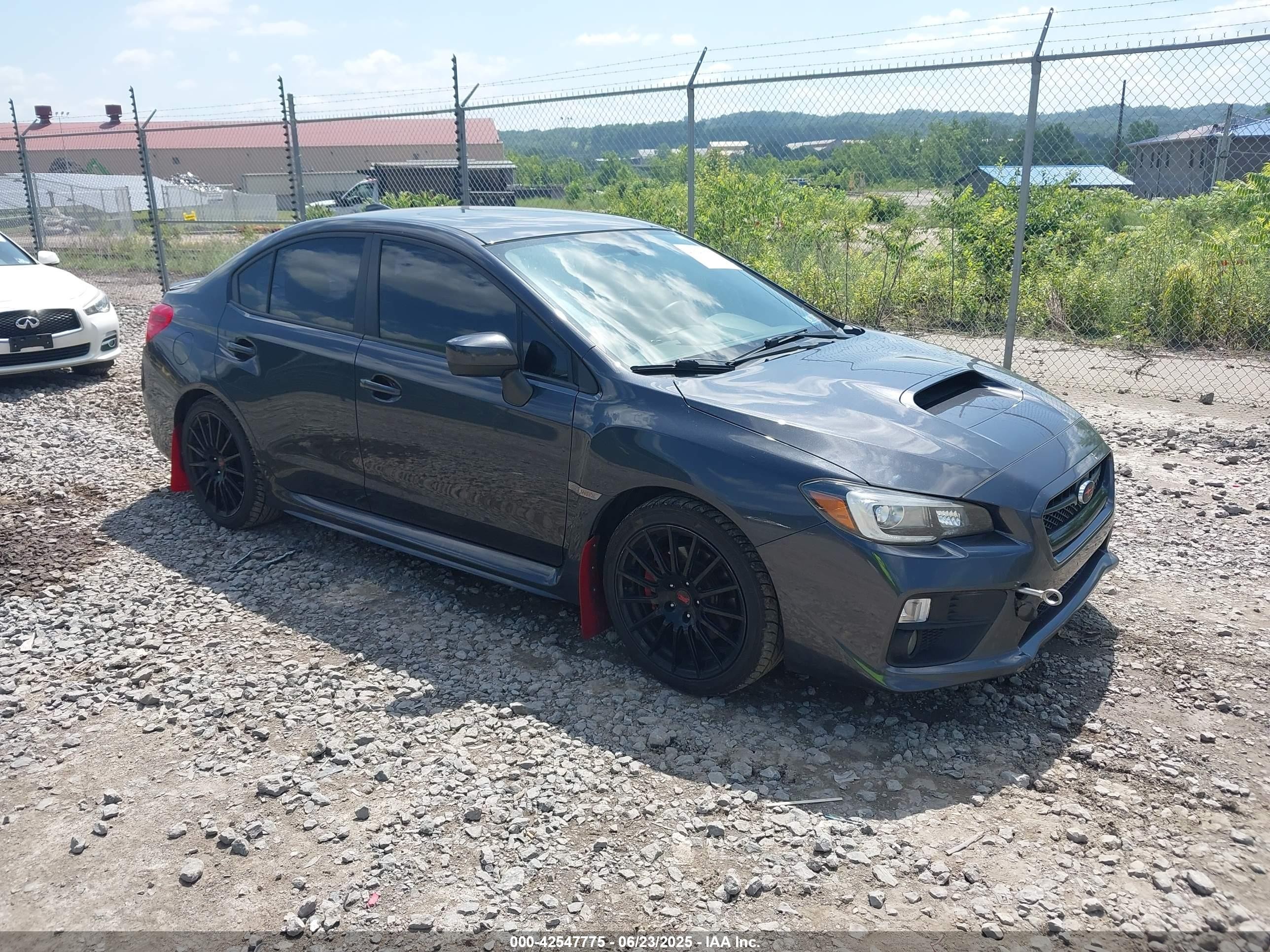 2016 Subaru WRX Limited, VIN JF1VA1J65G8833158 — Rear end
