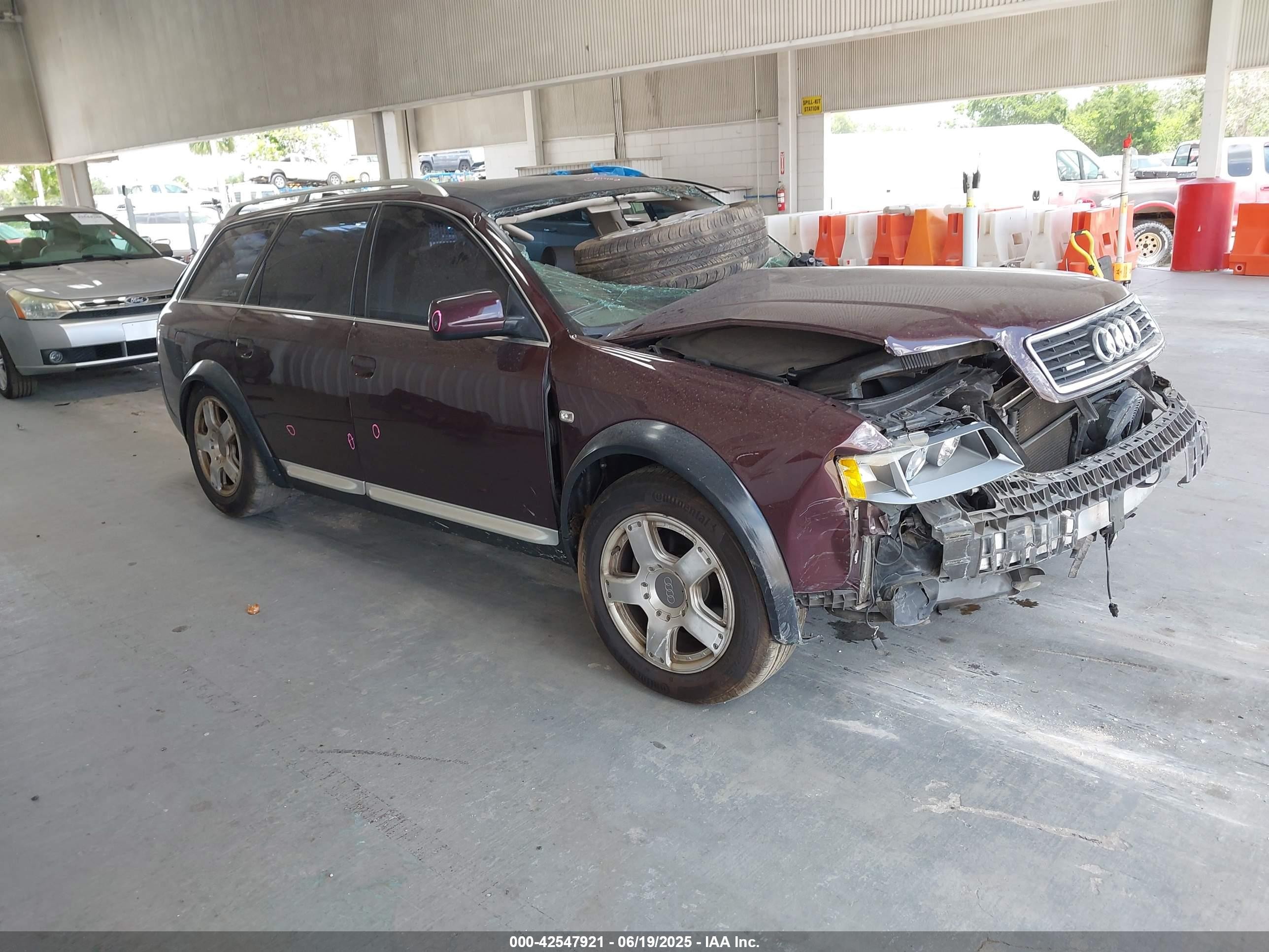 2004 Audi allroad A6 V8, VIN WA1YD64B54N043659 — Перед