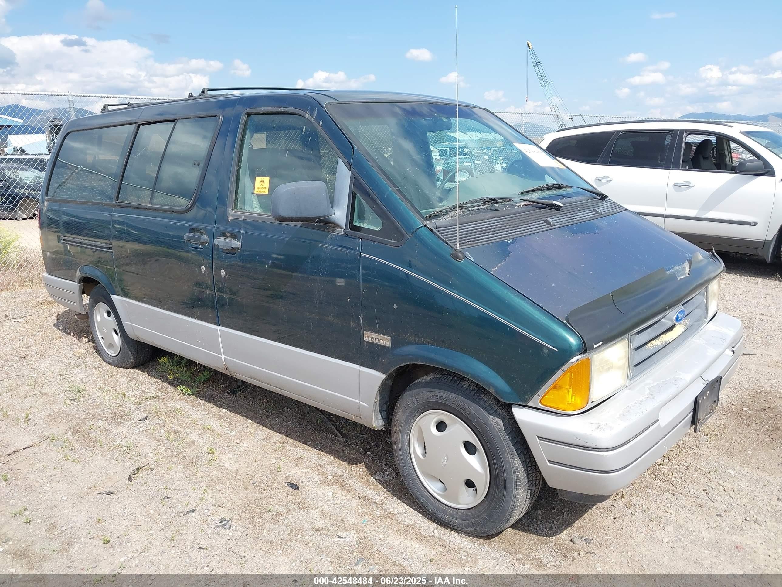 1996 Ford Aerostar Eddie Bauer, VIN 1FMDA41X6TZC09191 — Biohazard / chemical