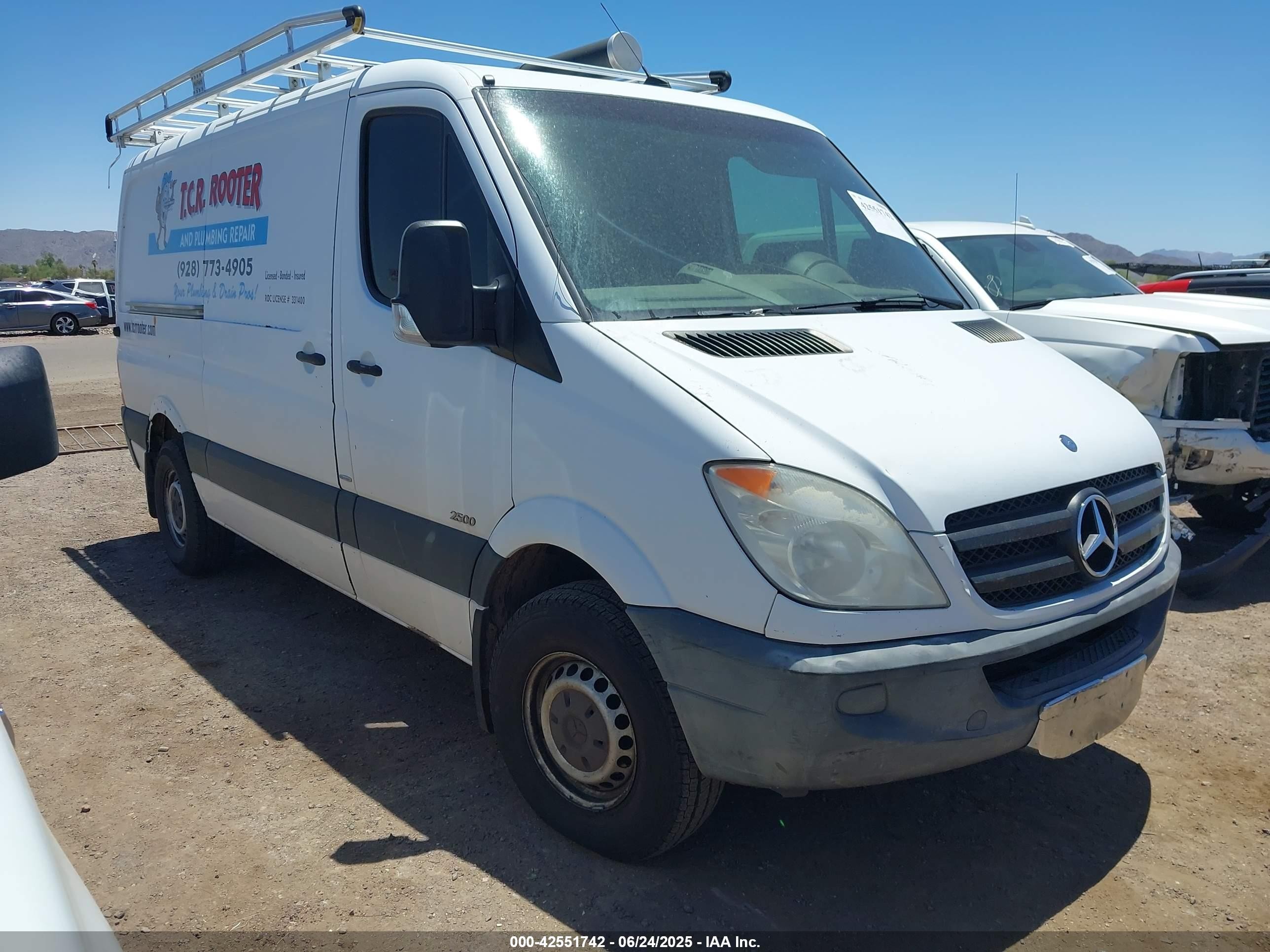 2012 Mercedes-Benz Sprinter Cargo, VIN WD3PE7CC6C5625292 — Side