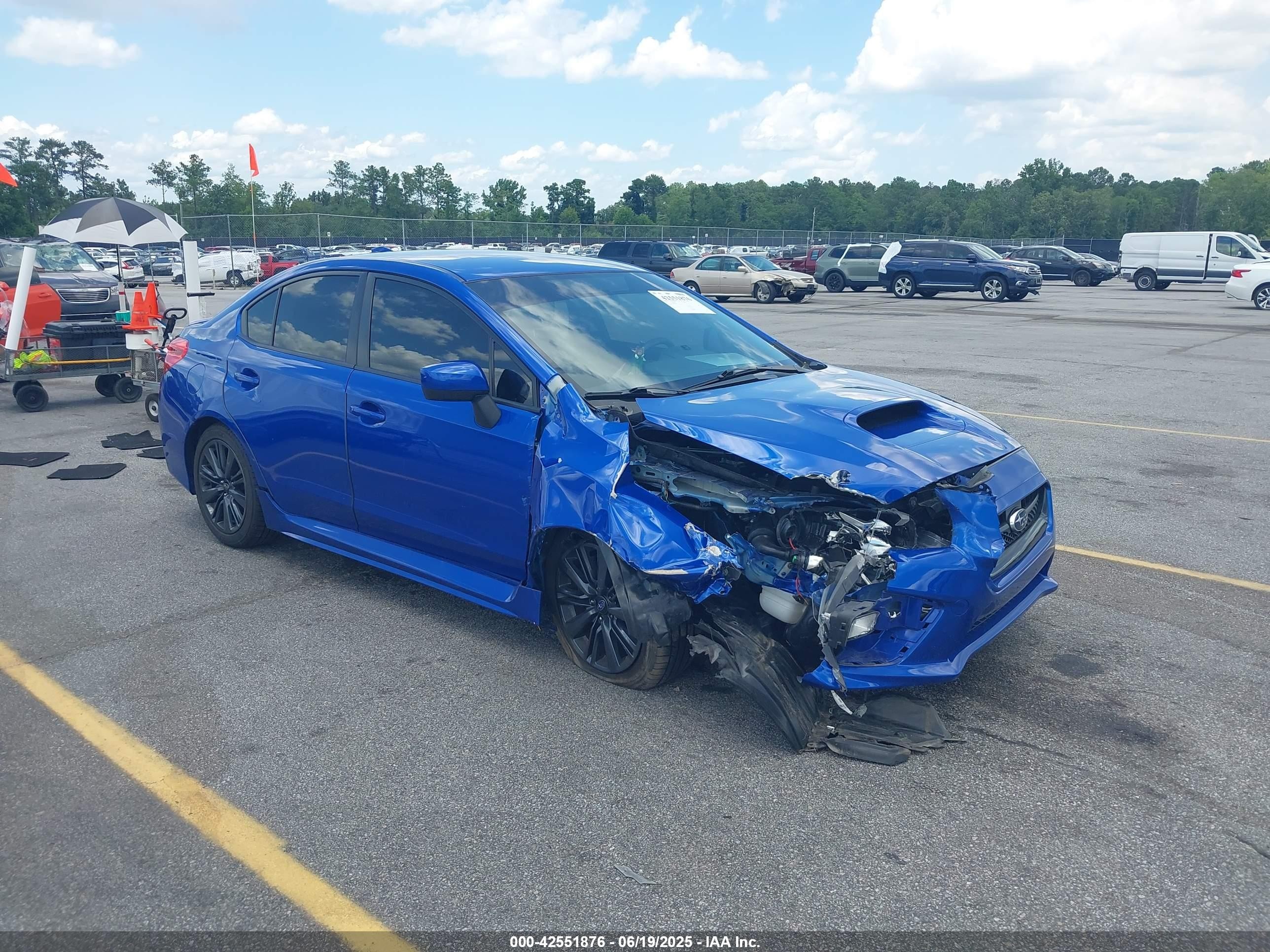 2017 Subaru WRX, VIN JF1VA1B69H9827051 — Front end