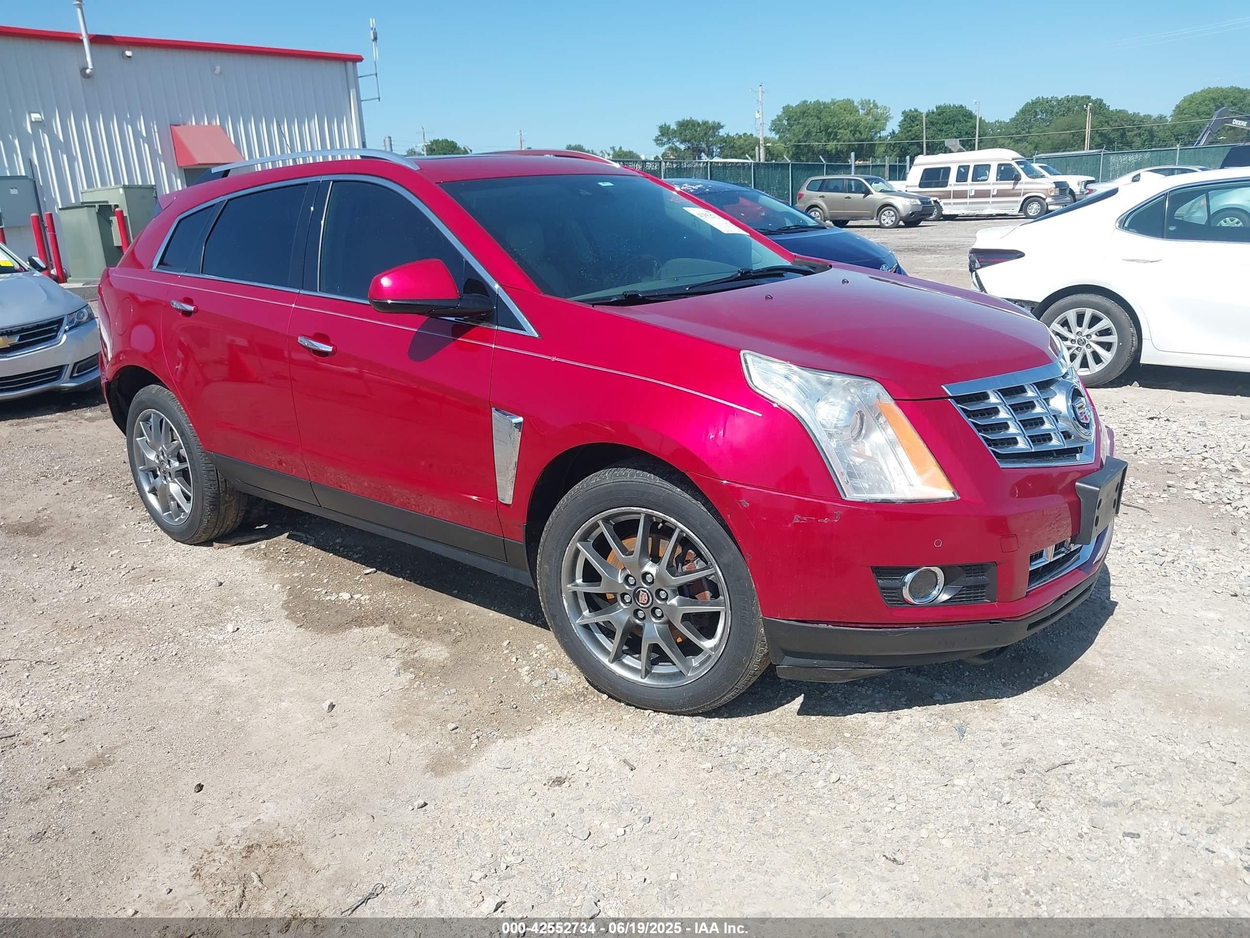 2015 Cadillac SRX Premium Collection, VIN 3GYFNDE31FS573569 — Fresh water flood