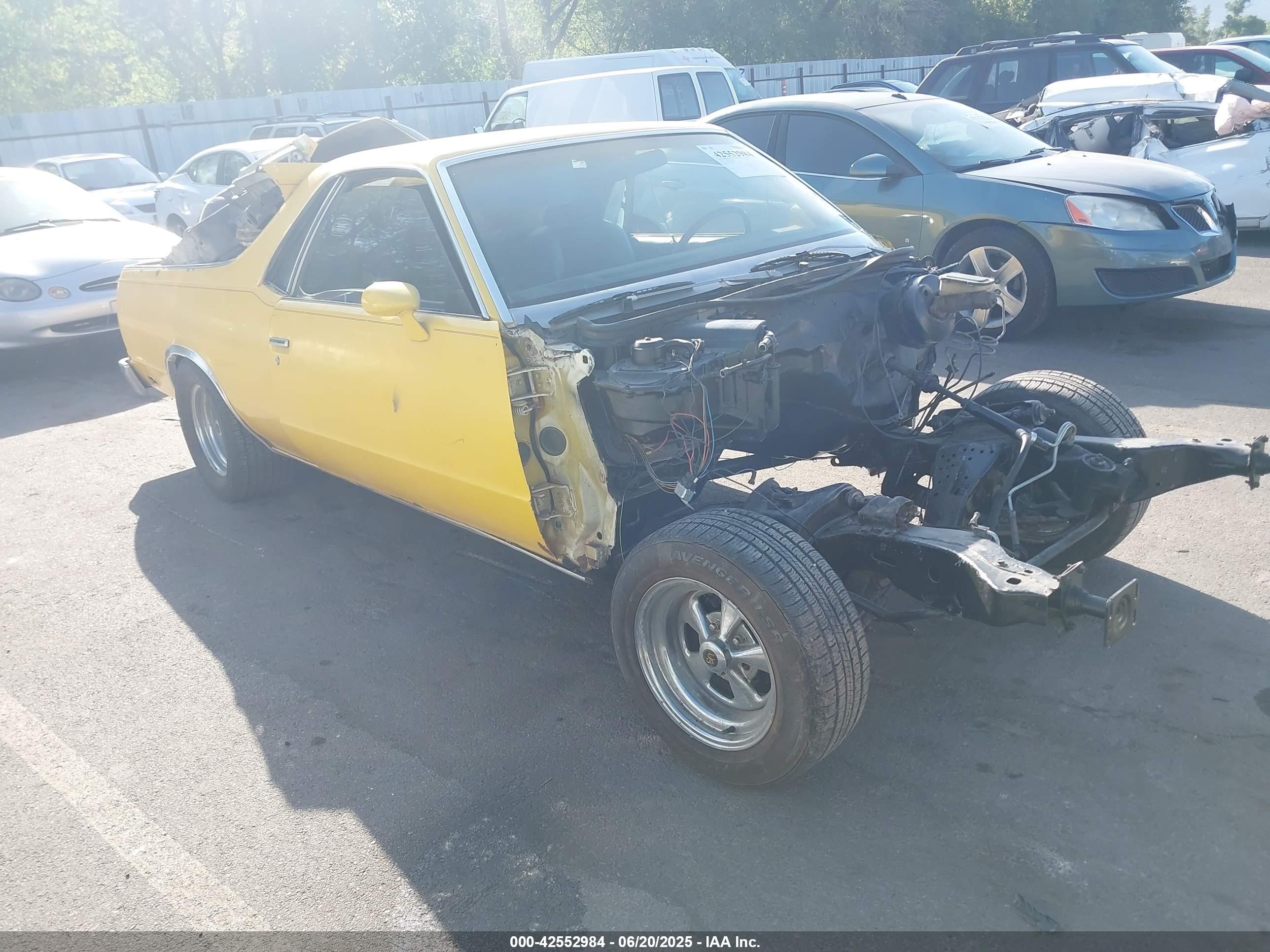 1981 Chevrolet El Camino, VIN 1GCCW80A0BZ409147 — Mechanical