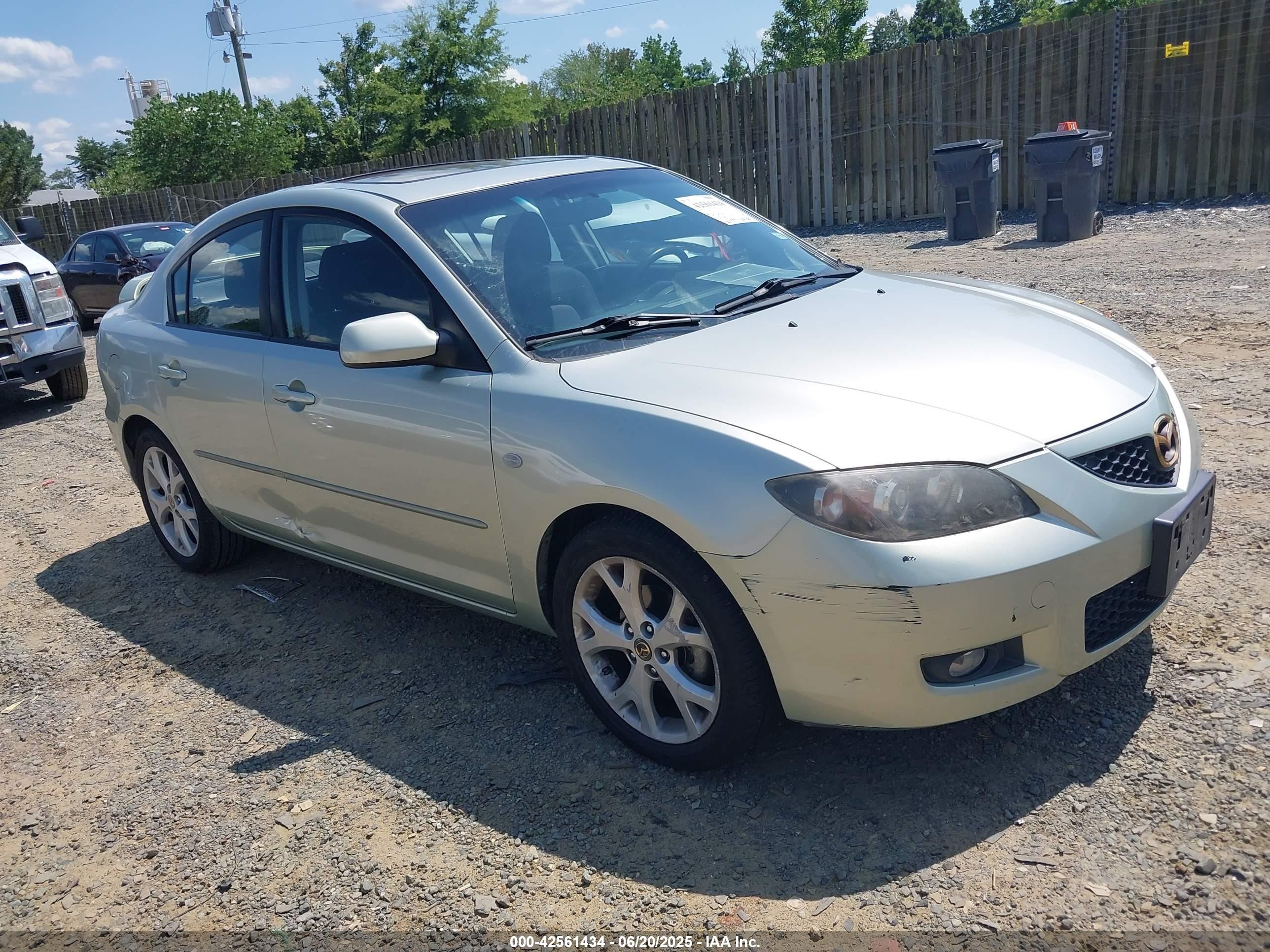 2008 Mazda 3 i Touring, VIN JM1BK32F881147596 — Auction photo