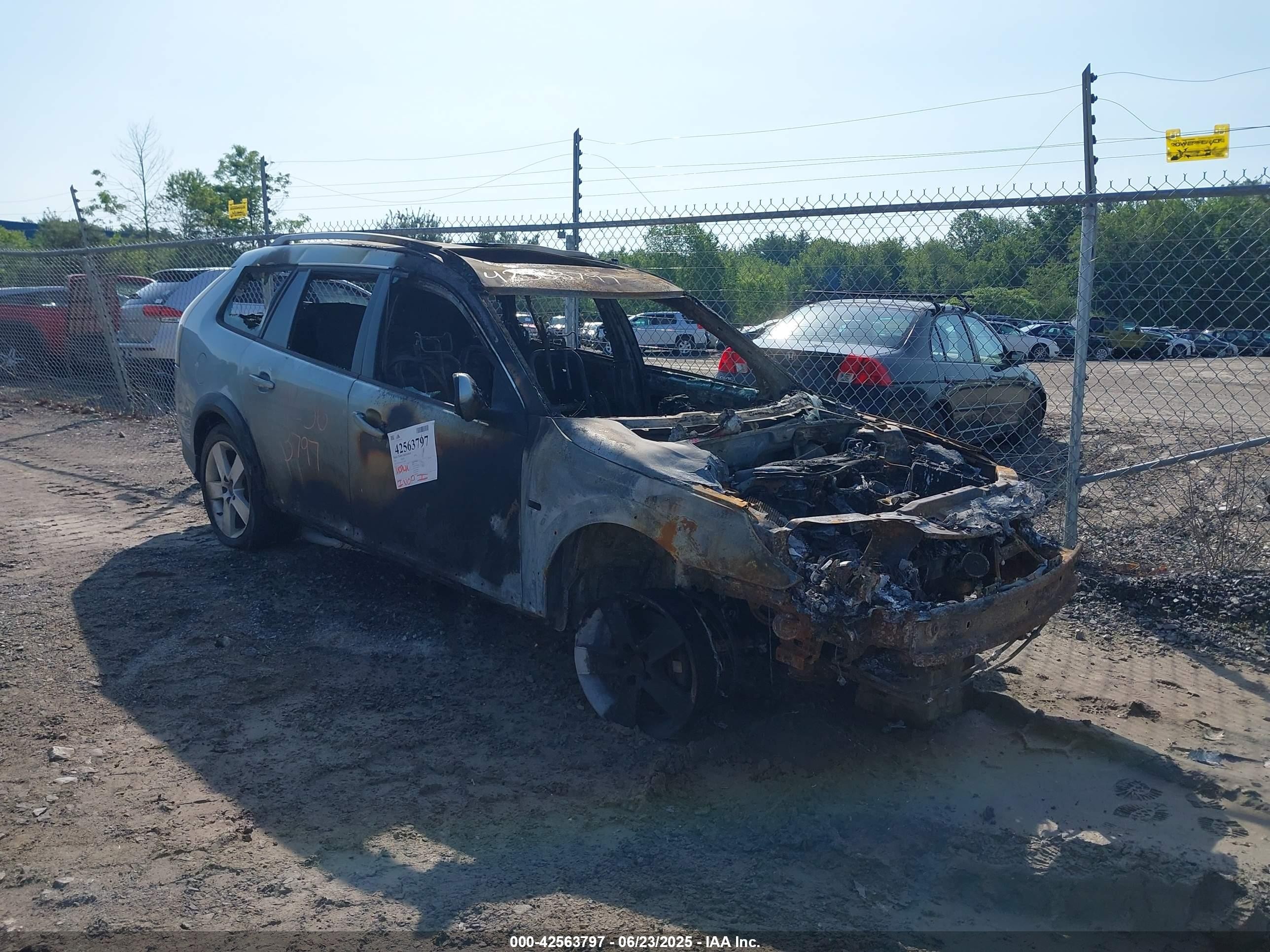 2011 Saab 9-3 9-3X, VIN YS3FD5BY1B1310081 — Burn